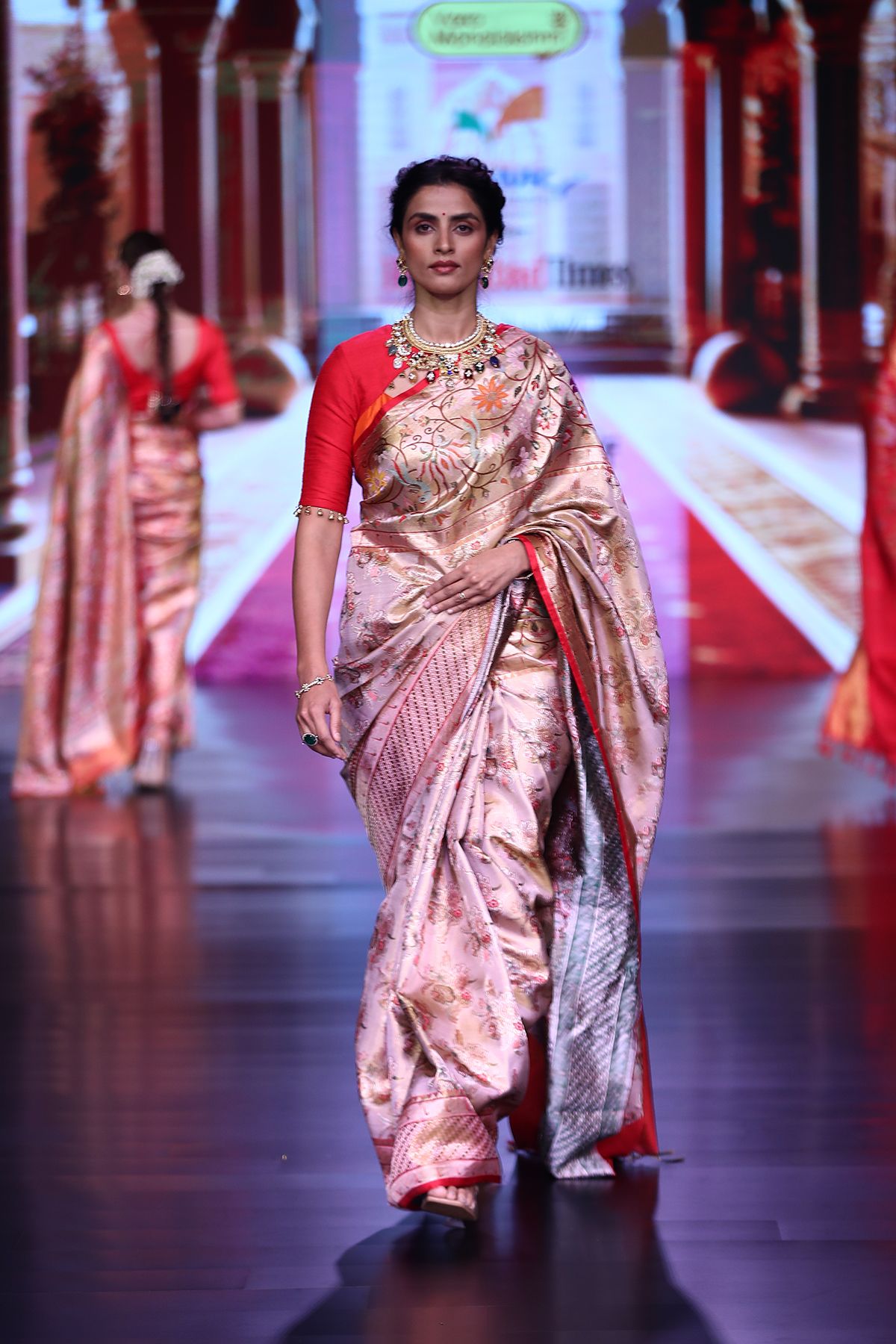 Kancheepuram Silk Light Pink Saree