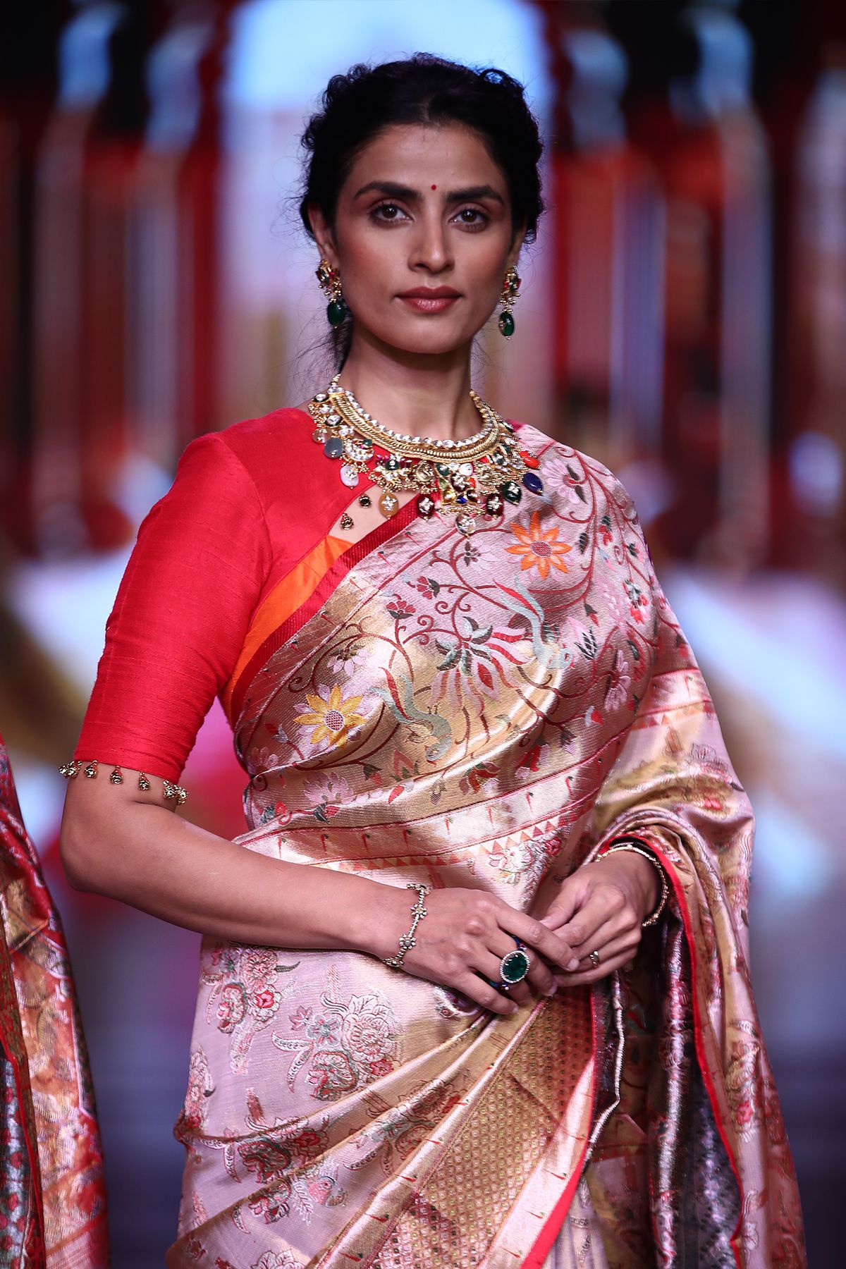 Kancheepuram Silk Light Pink Saree