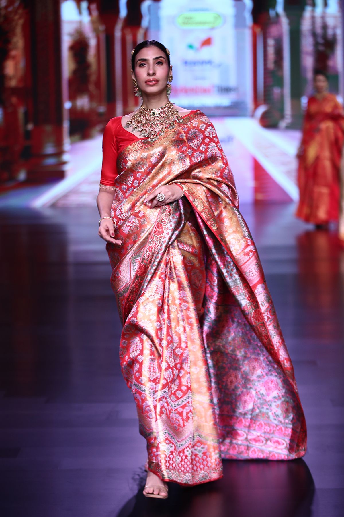 Kancheepuram Silk Red Saree