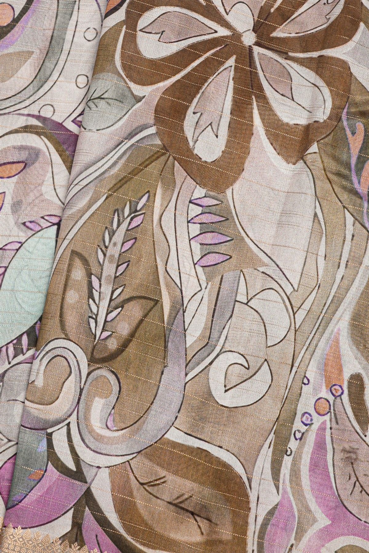 Matka Silk Off White Saree