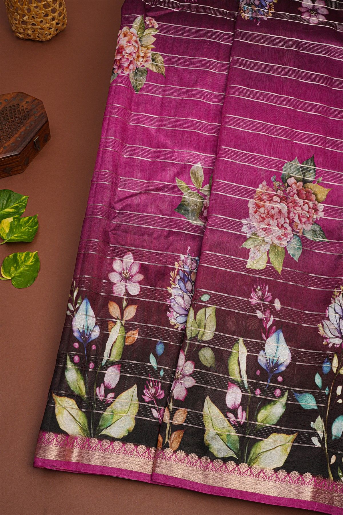 Matka Silk Multi Colour Saree
