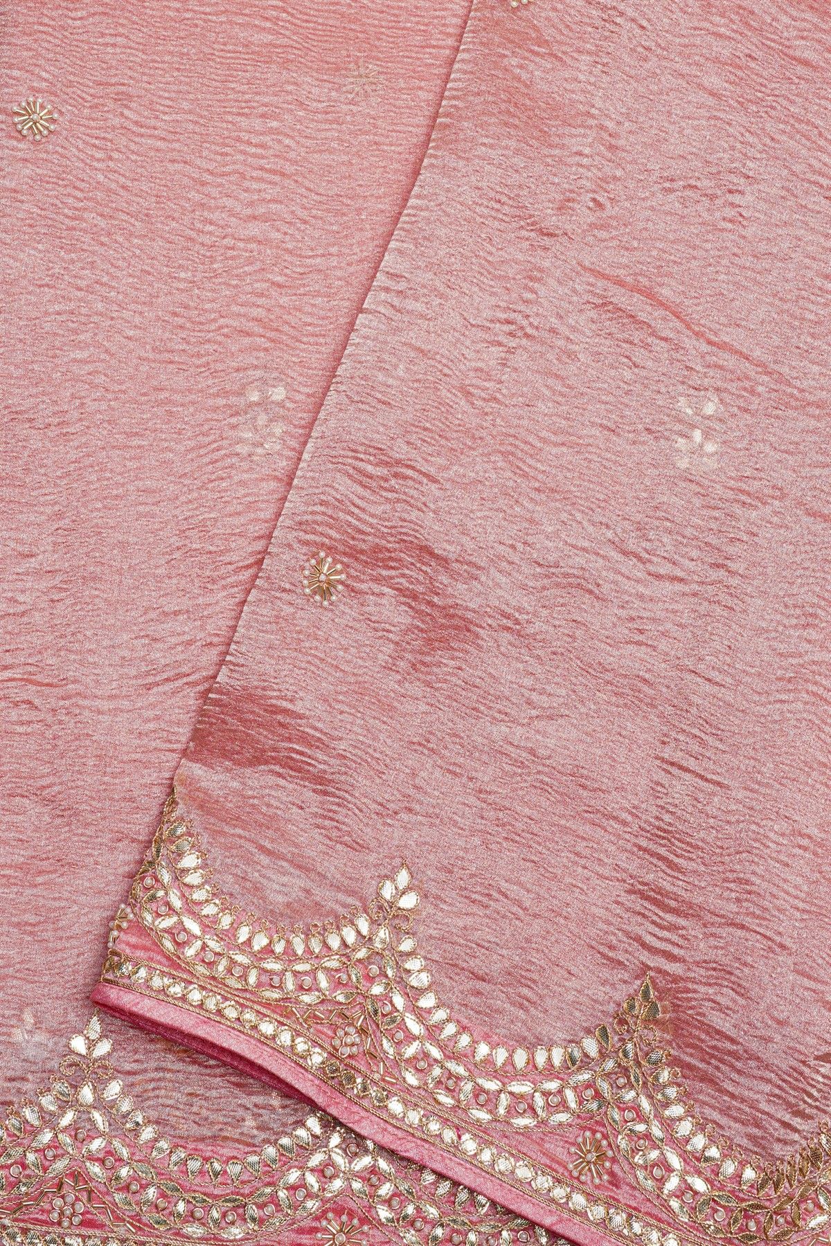 Fancy Tissue Multi-Colour Saree