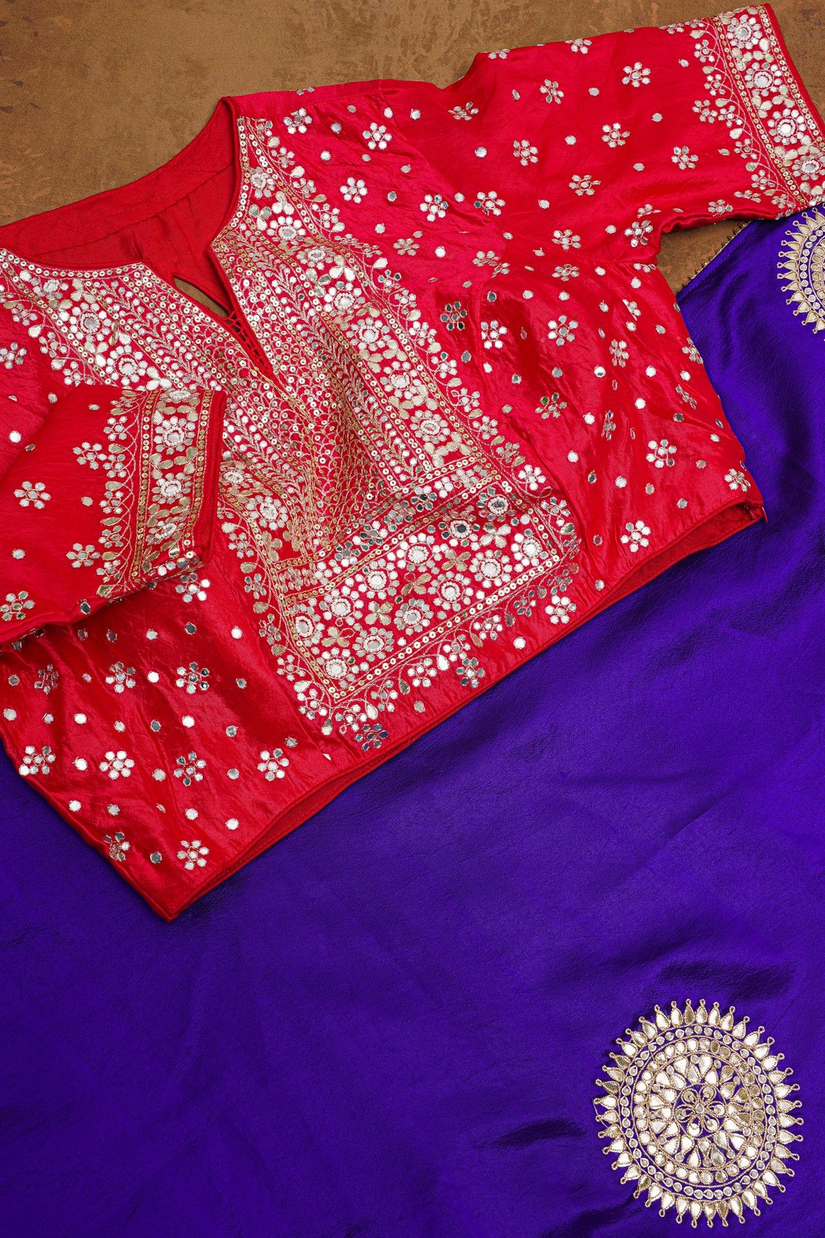 Fancy Silk Royal Blue Saree