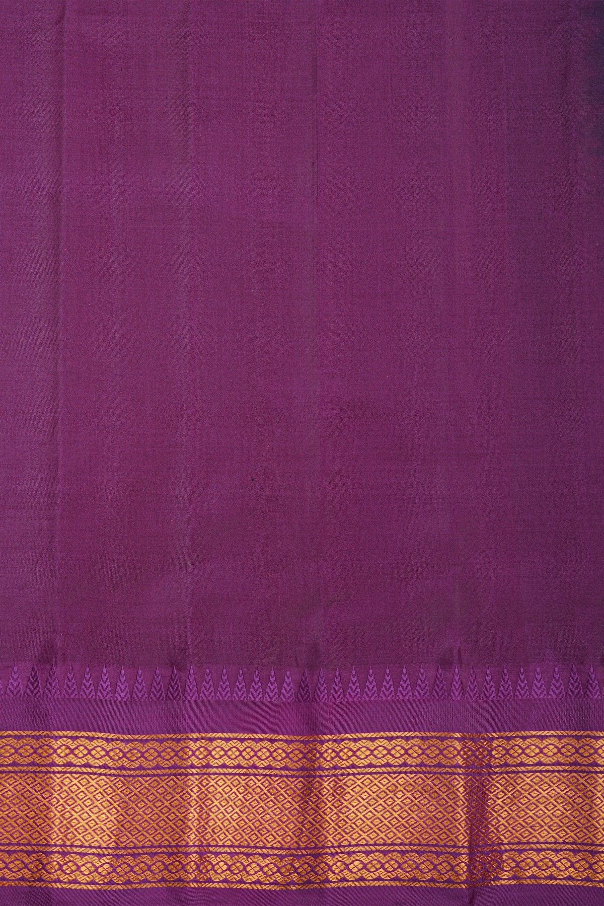 Gadwal Silk Navy Blue Saree