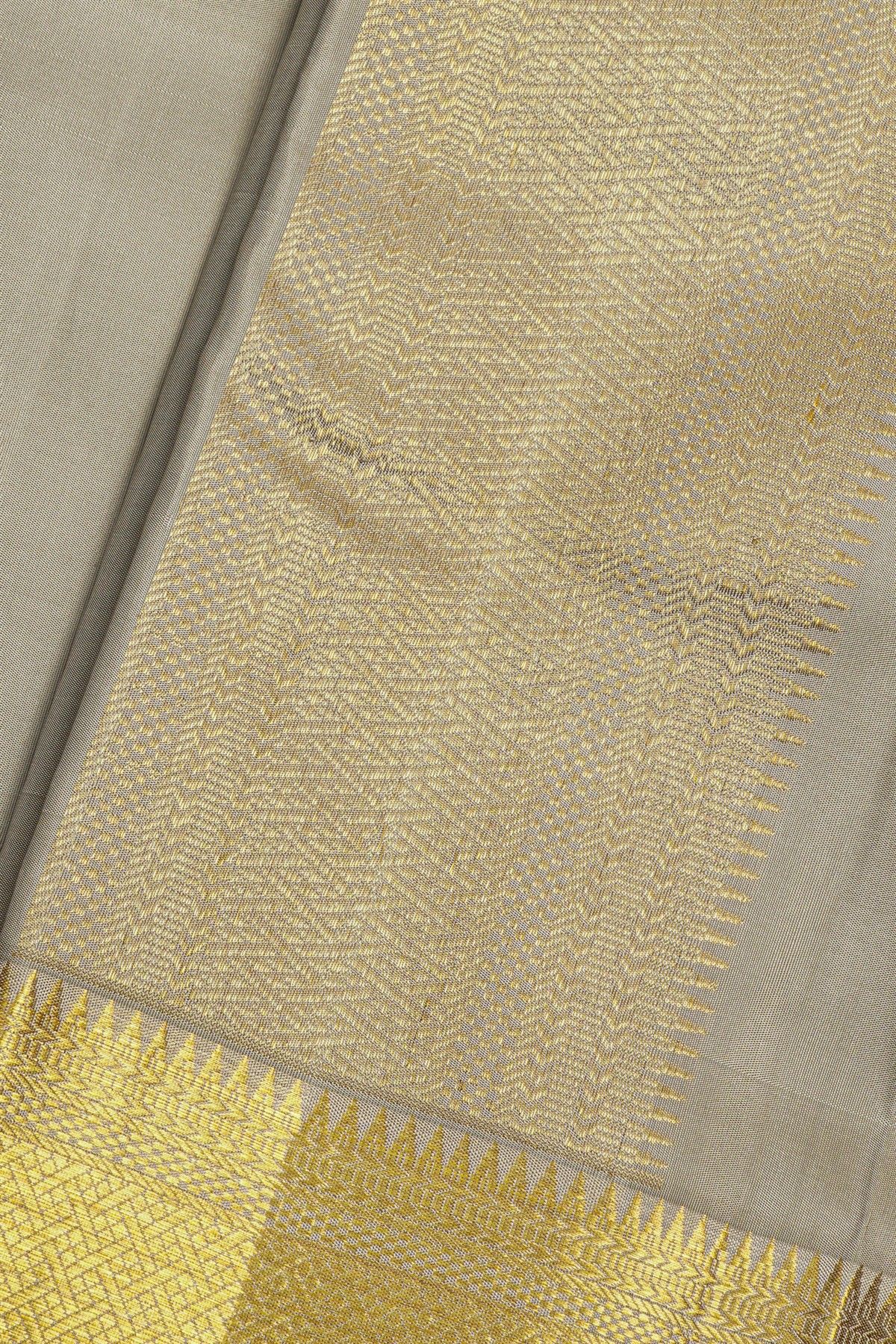 Kancheepuram Silk Grey Dhoti
