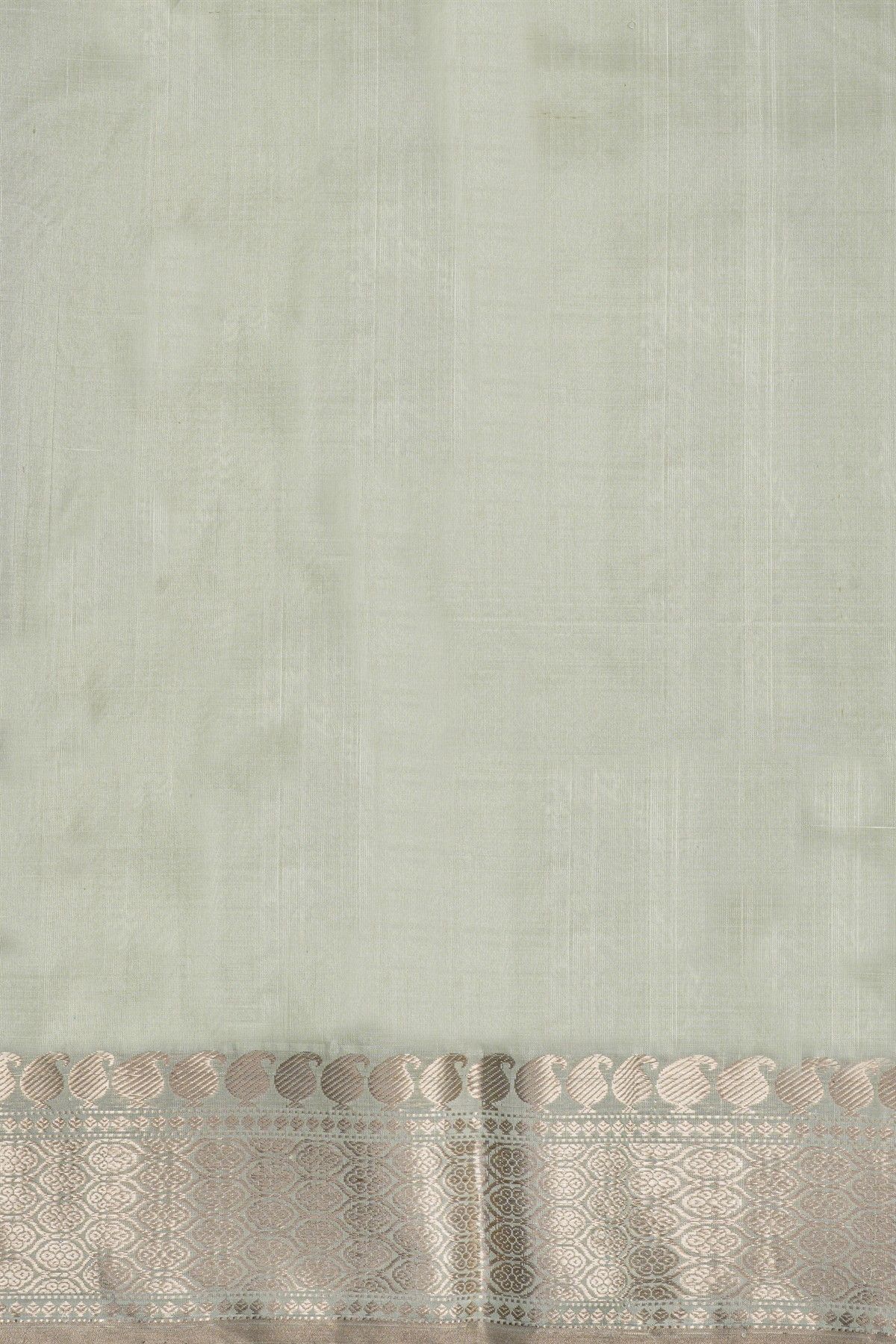 Chanderi Sico Pista Green Saree