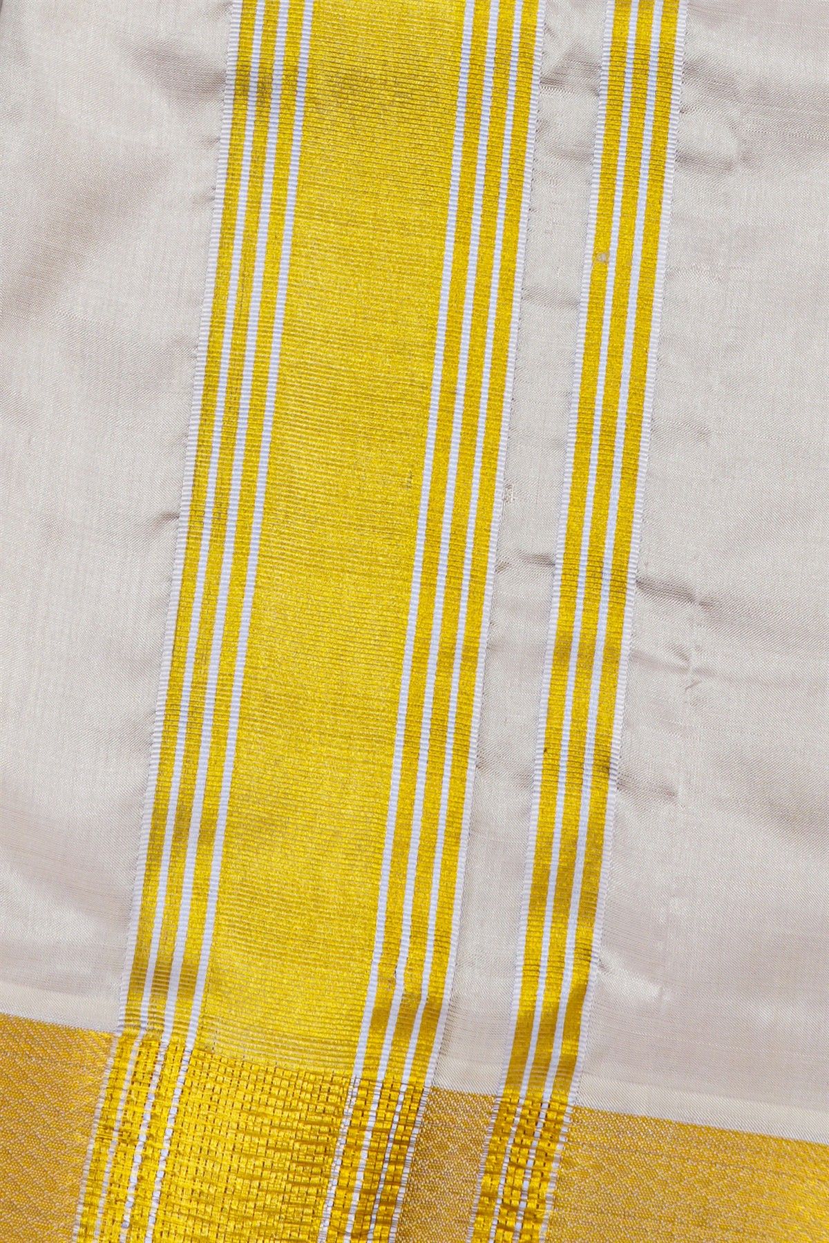 Kancheepuram Silk Light Purple Dhoti And Shalya