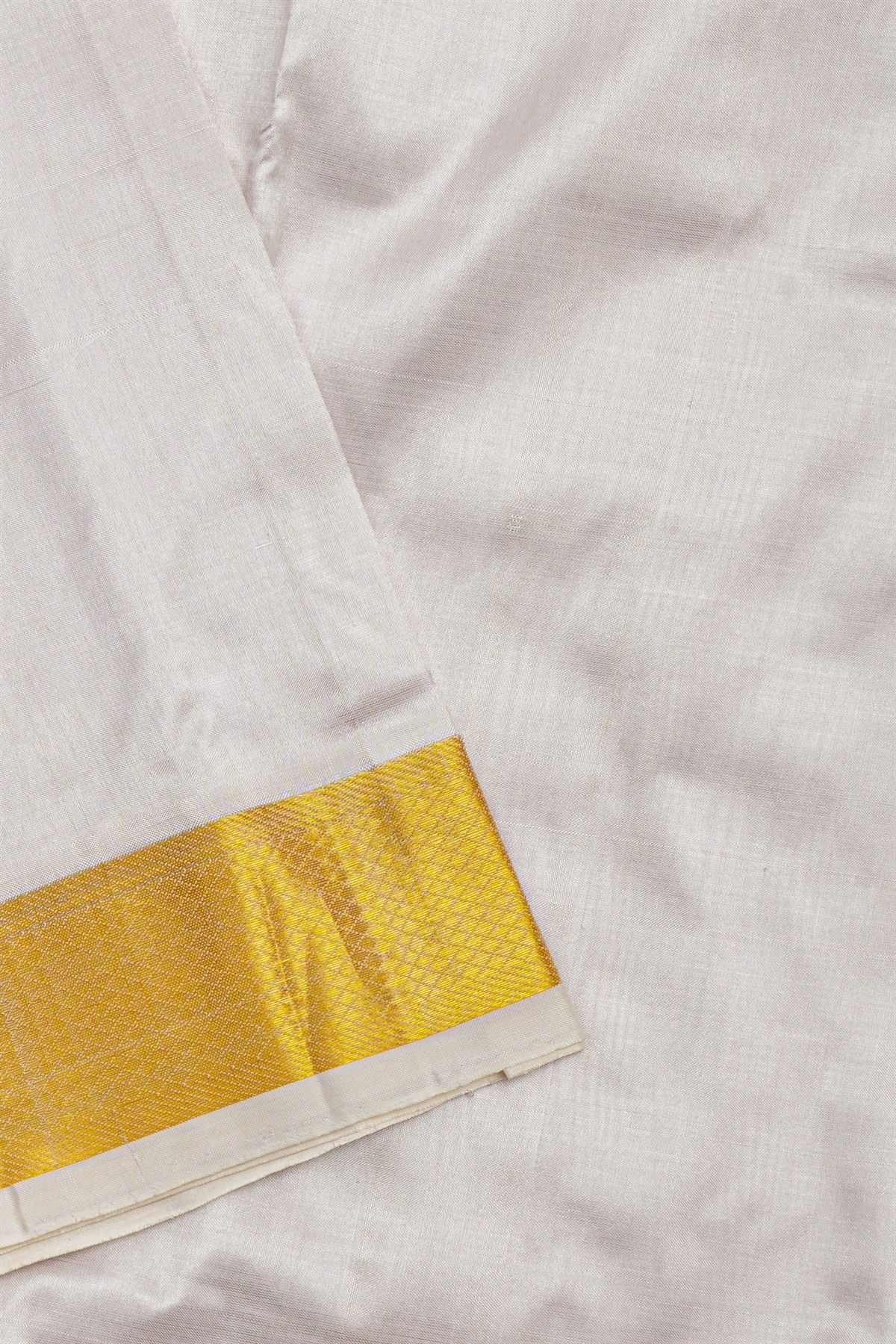 Kancheepuram Silk Light Purple Dhoti And Shalya