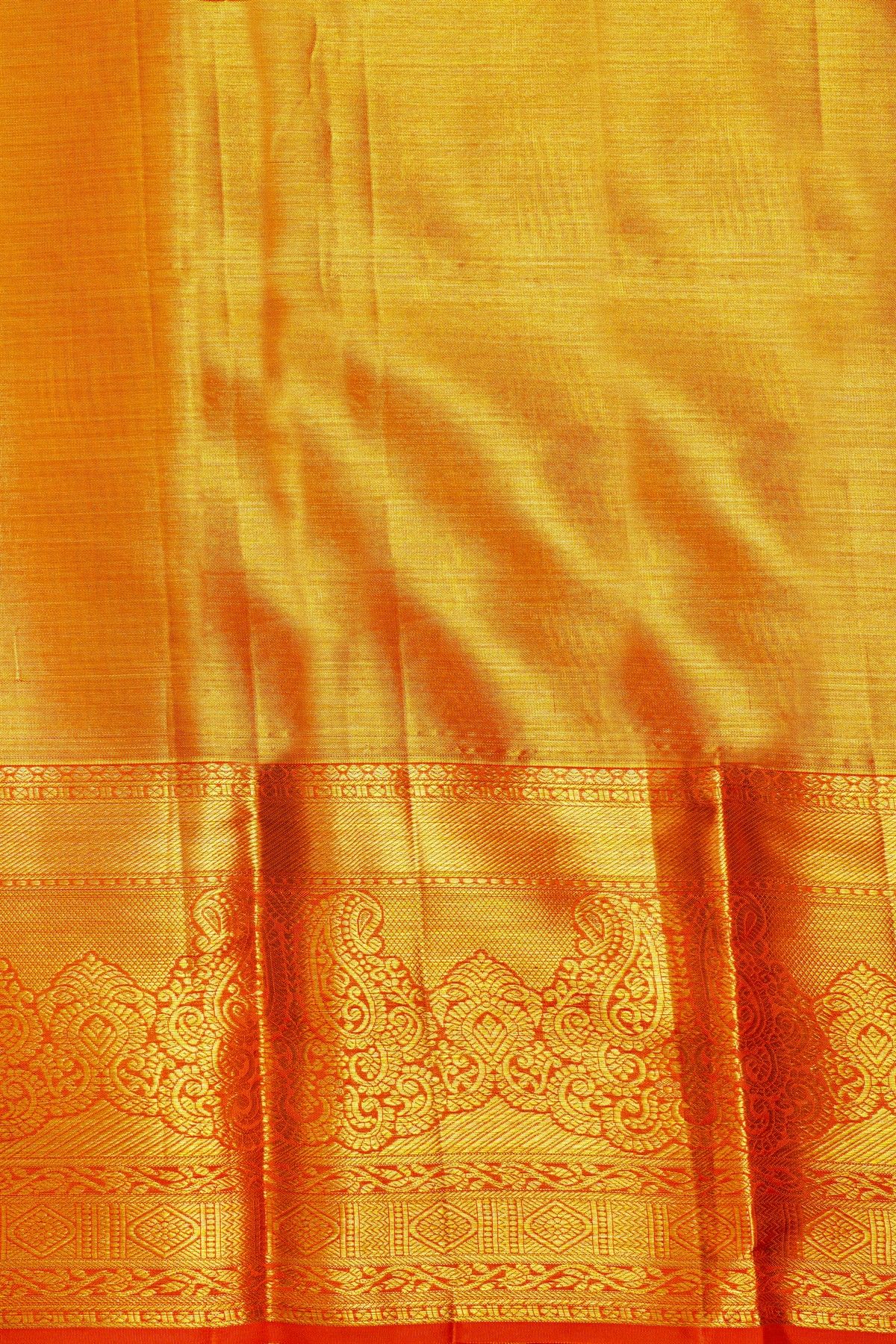 Kancheepuram Tissue Dual Colour Saree