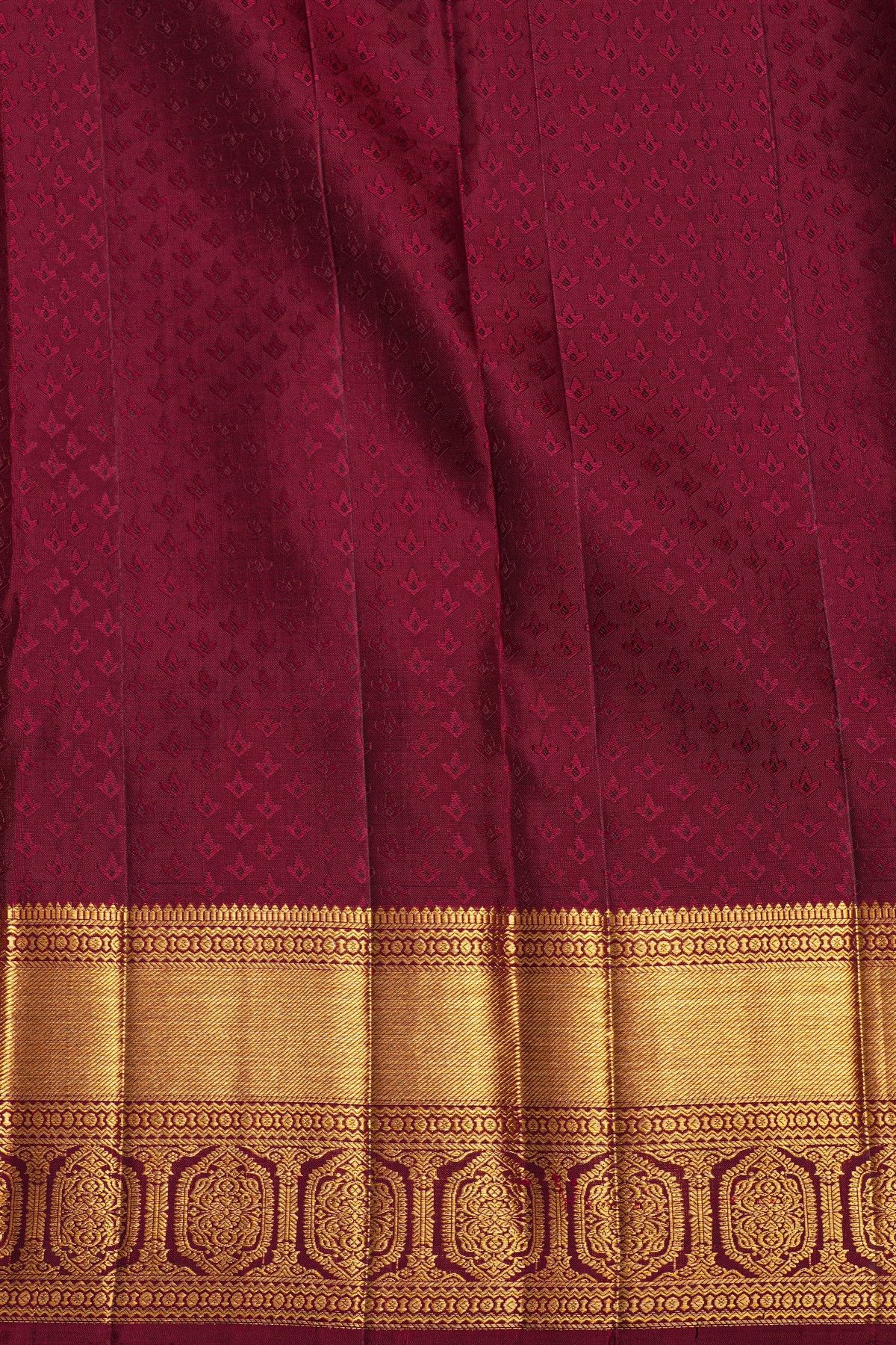 Kancheepuram Silk Maroon Saree
