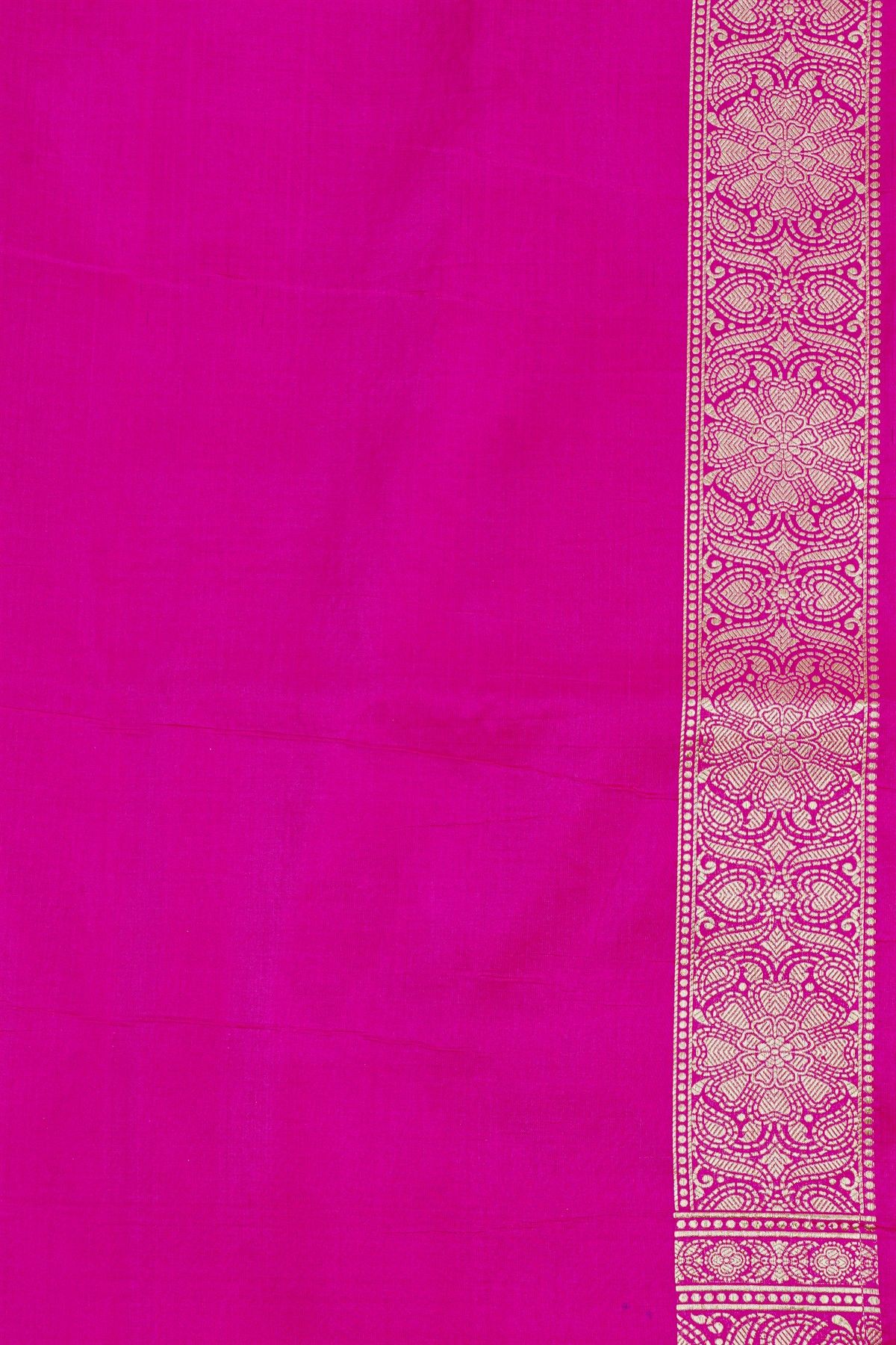 Banarasi Silk Magenta Saree
