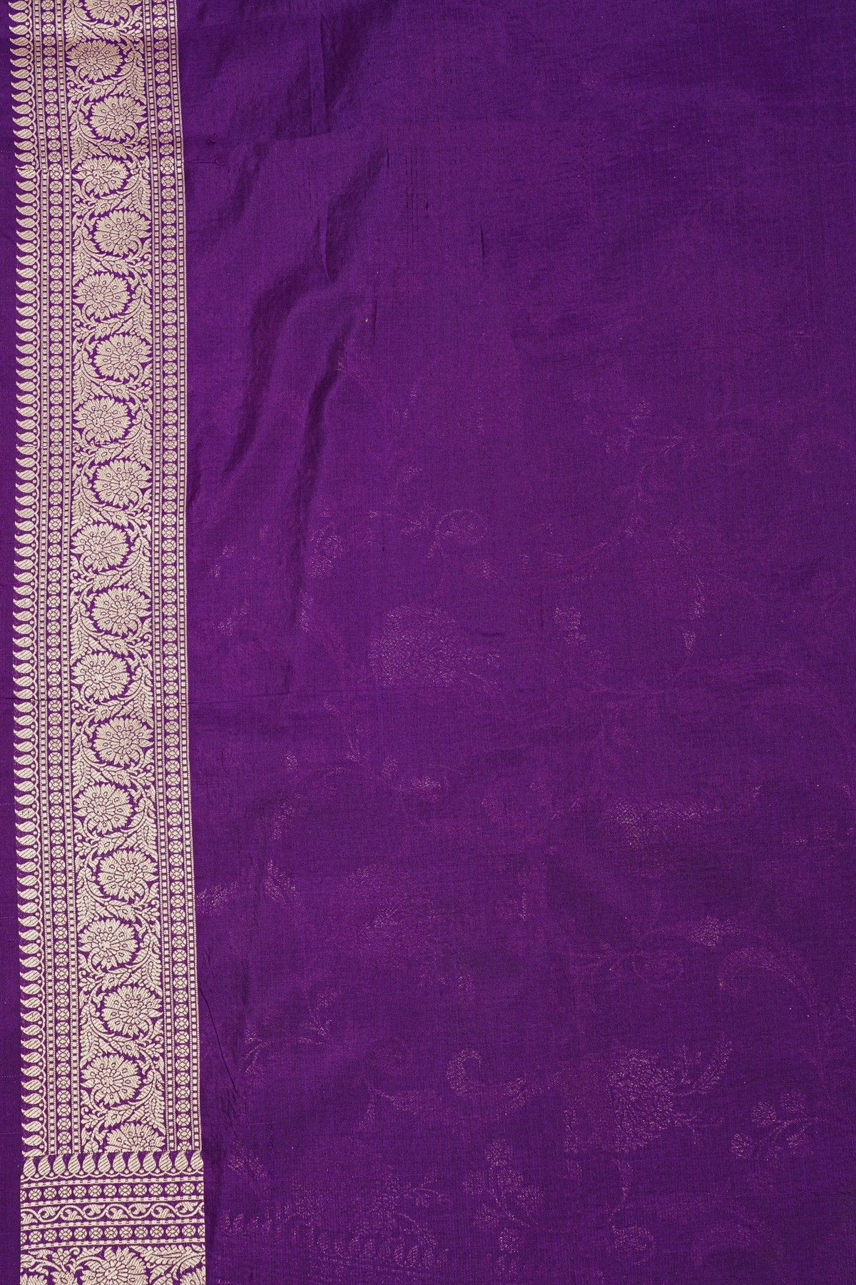Banarasi Silk Purple Saree