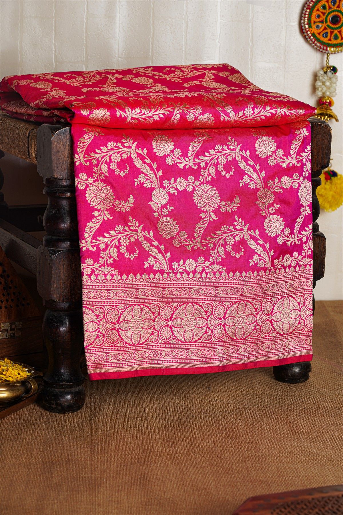 Banarasi Silk Pink Saree