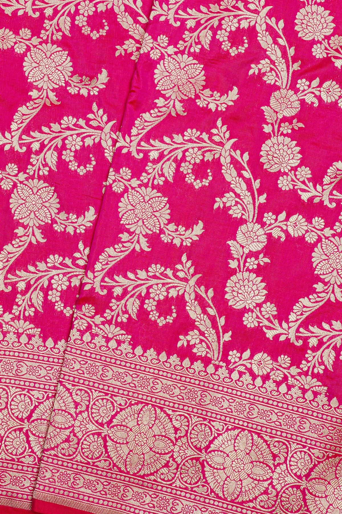 Banarasi Silk Pink Saree