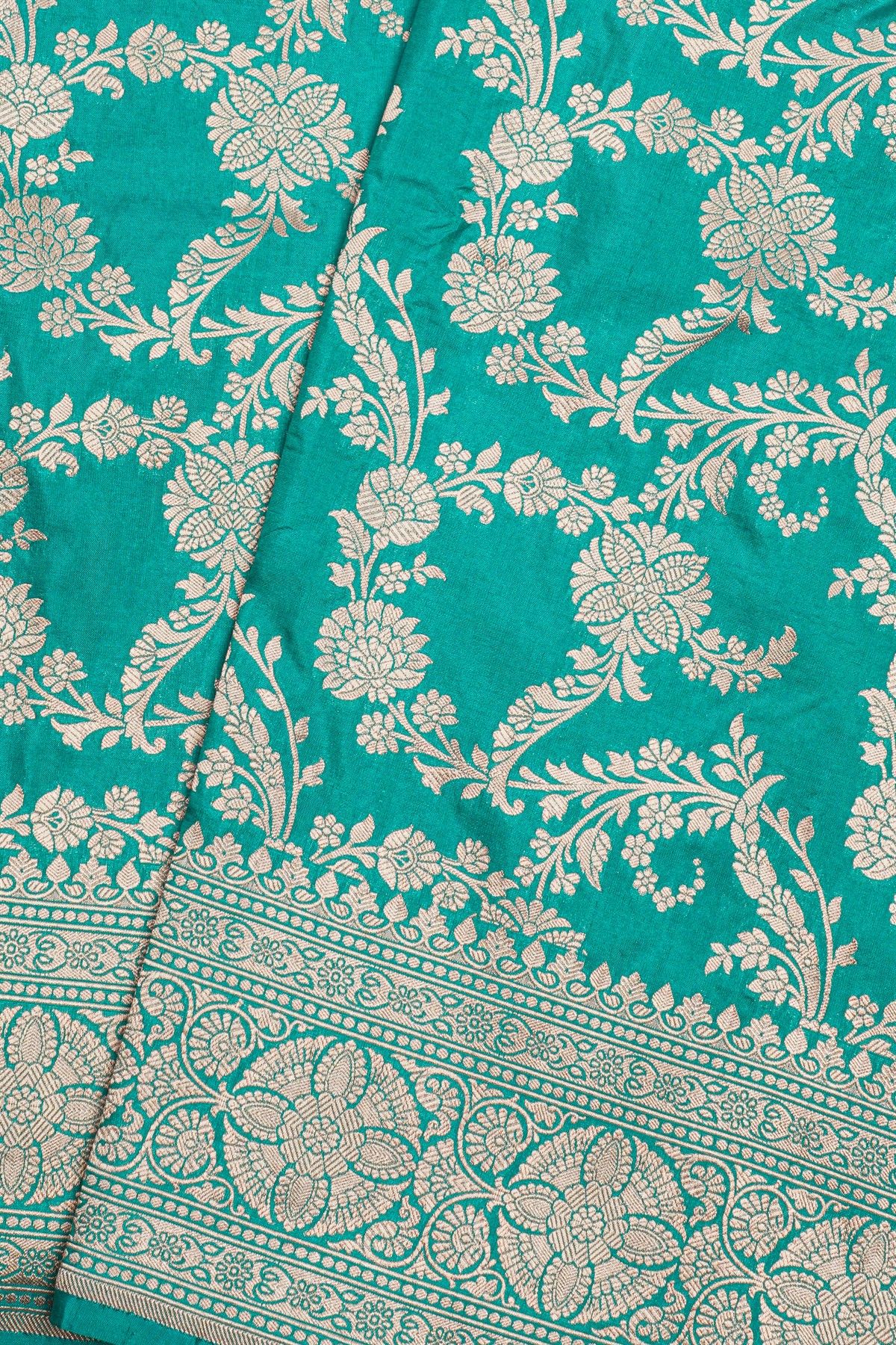 Banarasi Silk Sea Green Saree