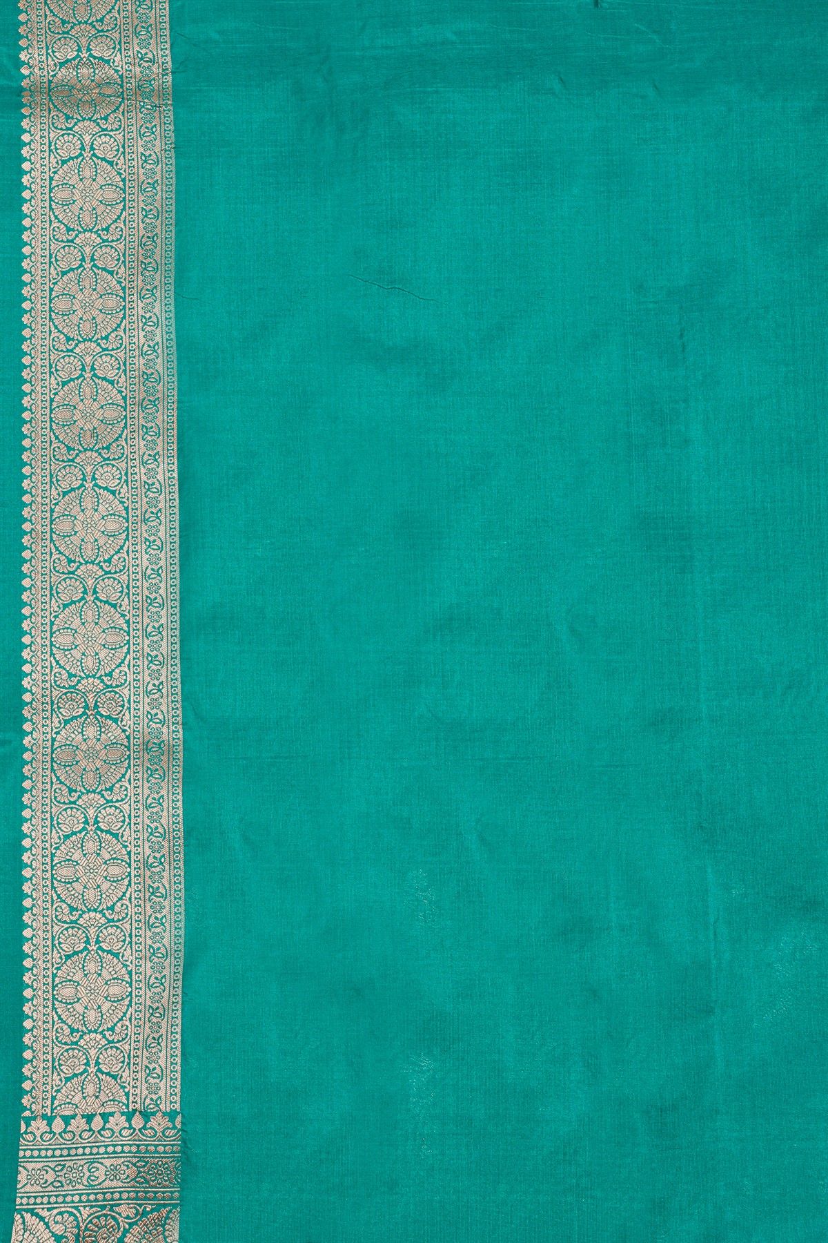 Banarasi Silk Sea Green Saree