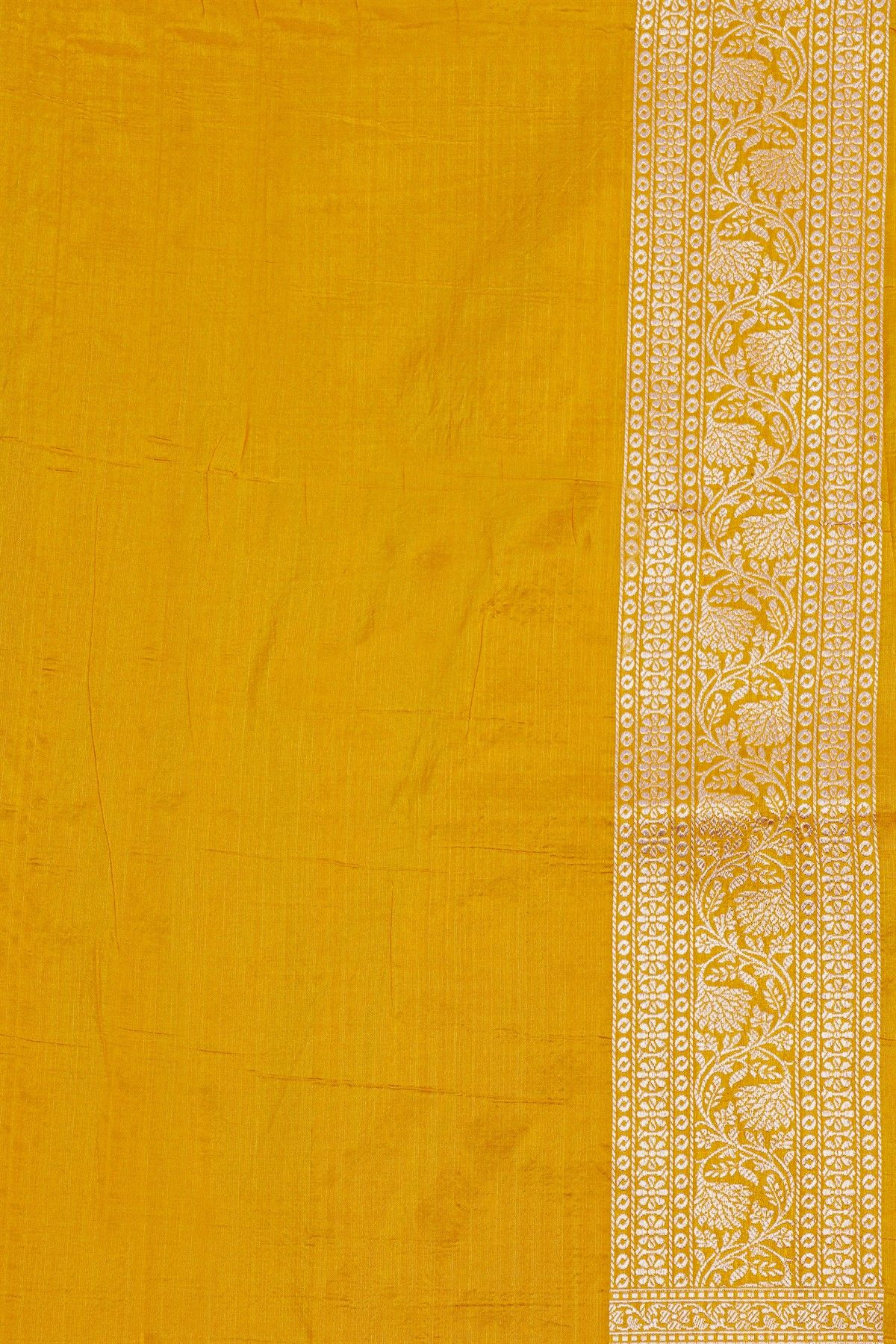 Banarasi Silk Yellow Saree