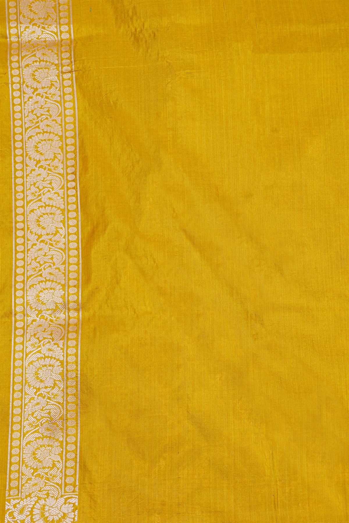 Banarasi Silk Yellow Saree