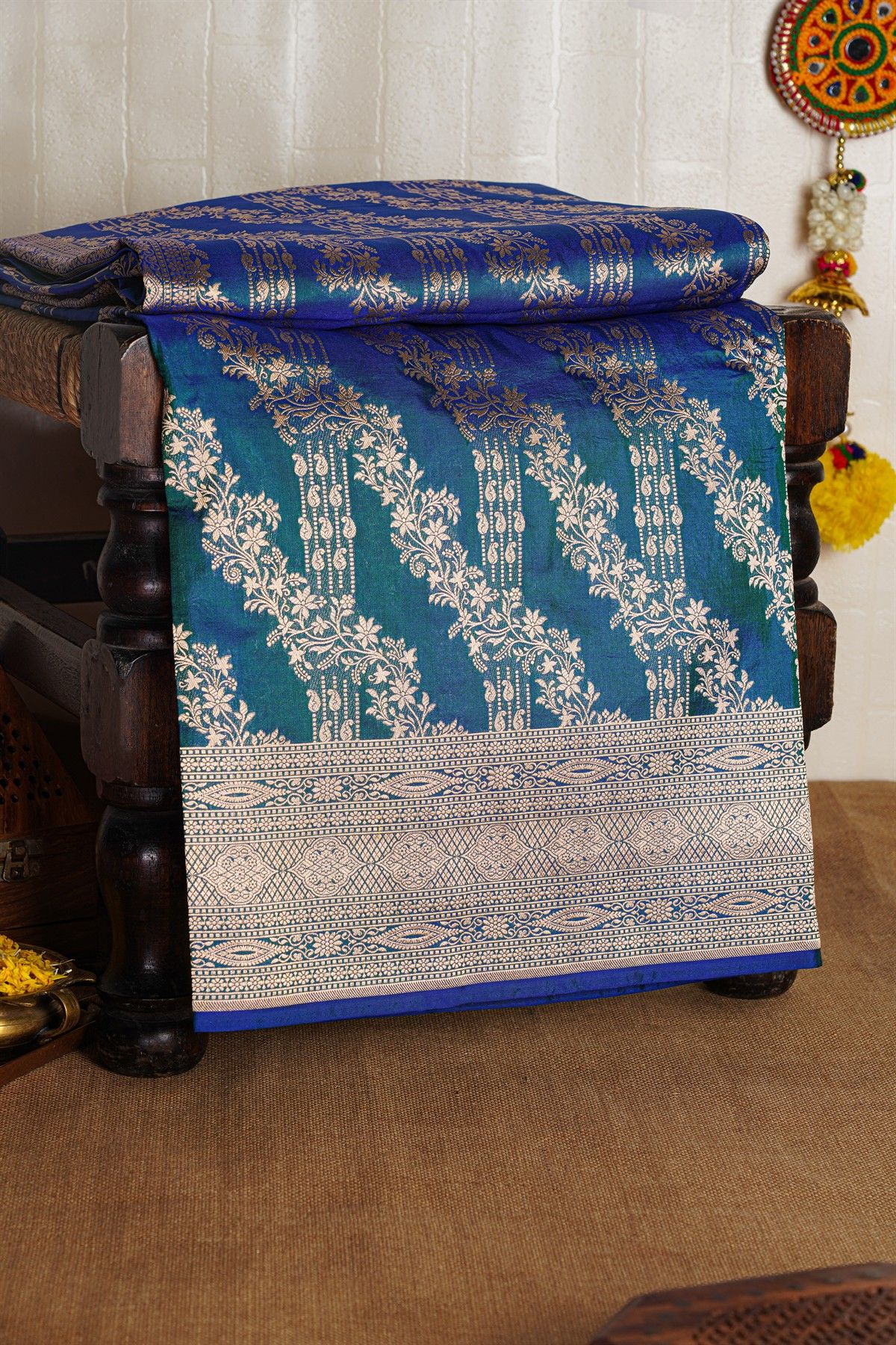 Banarasi Silk Blue Saree