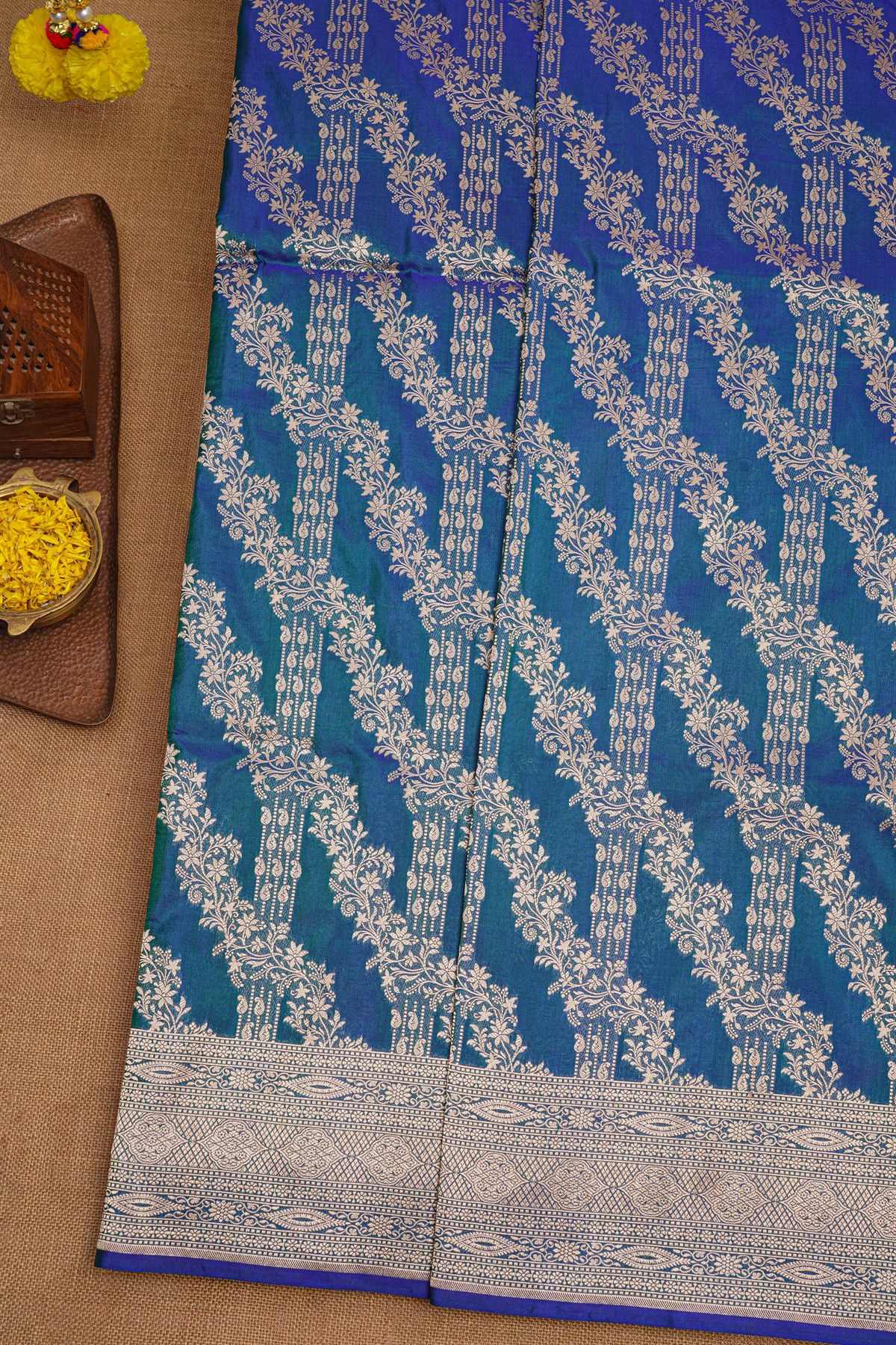 Banarasi Silk Blue Saree