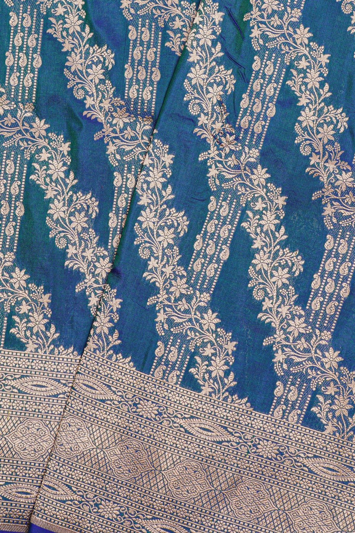 Banarasi Silk Blue Saree