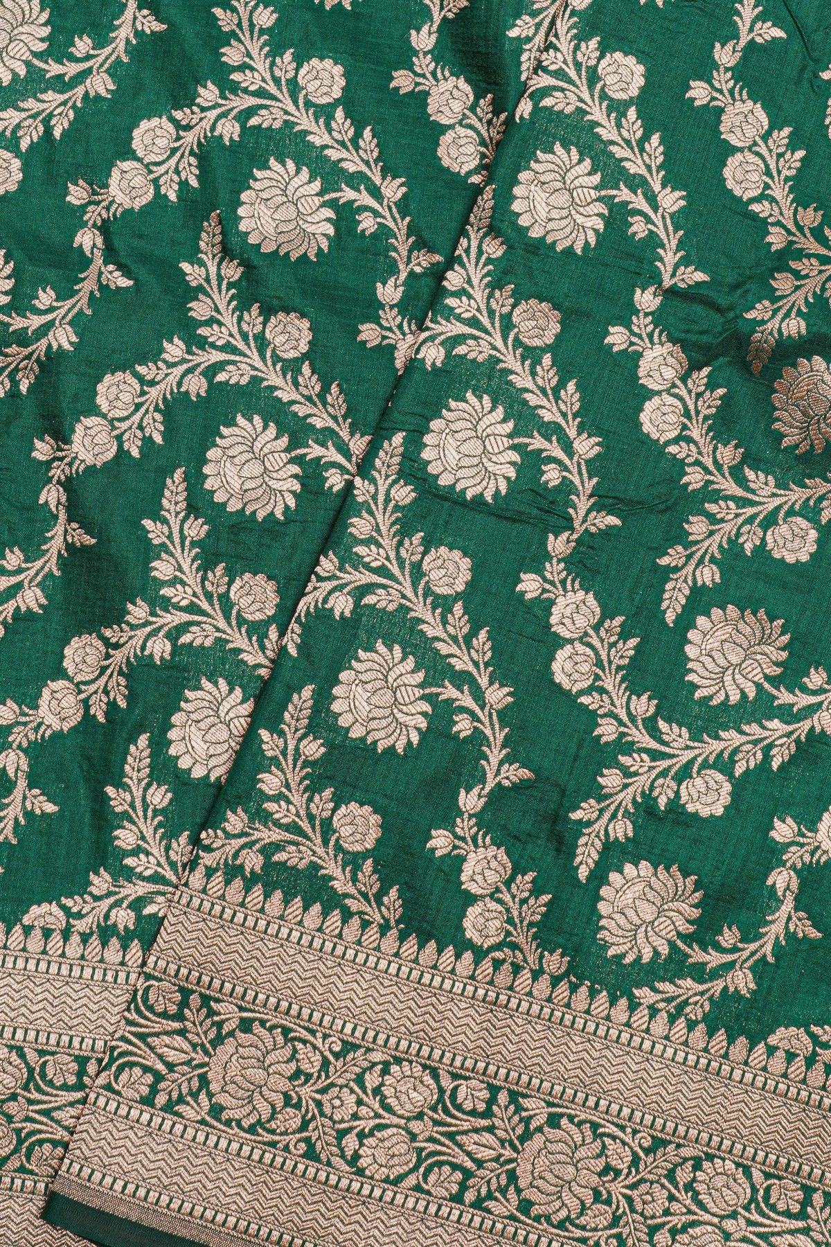 Banarasi Silk Green Saree