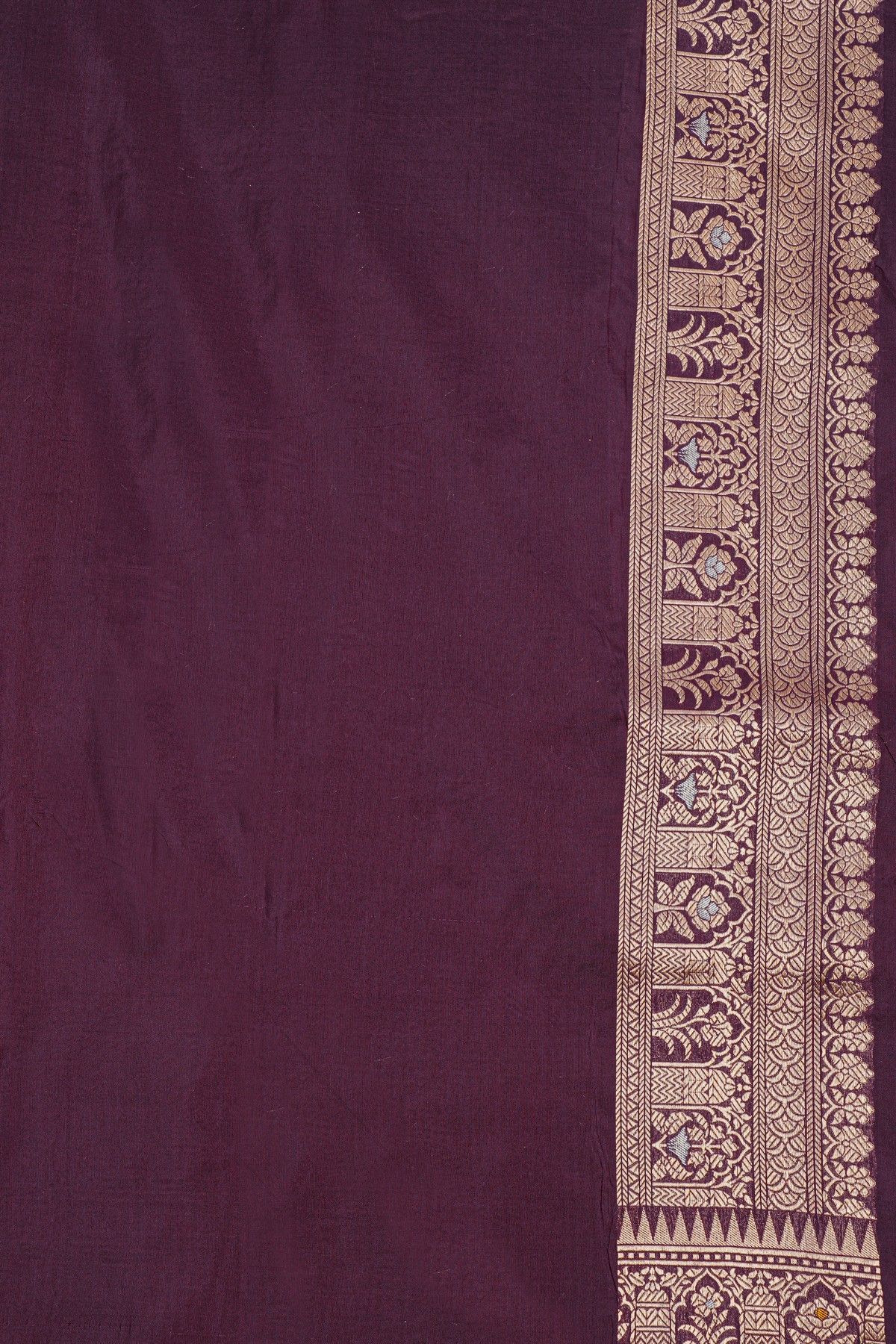 Banarasi Silk Wine Saree