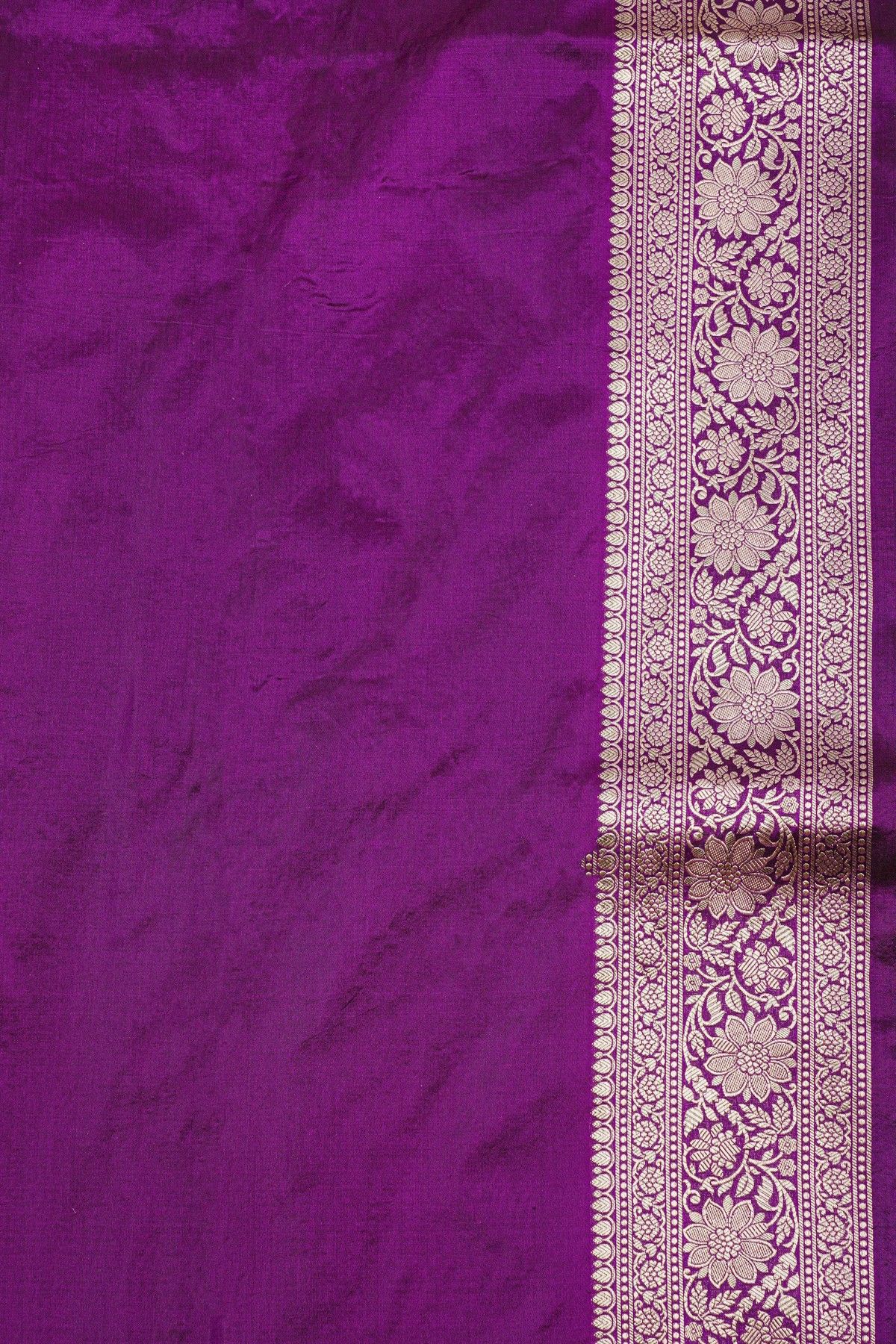 Banarasi Silk Purple Saree