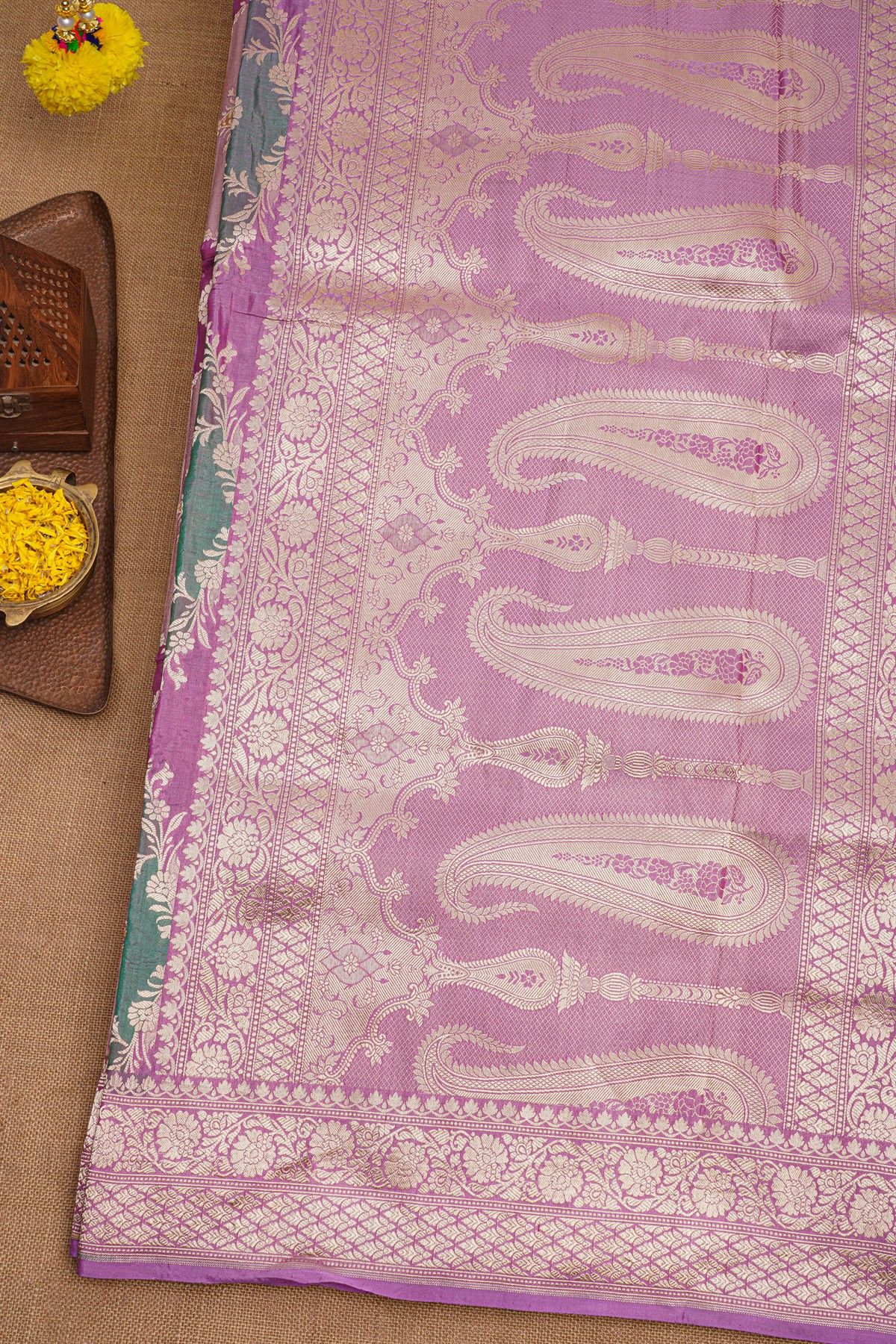 Banarasi Silk Multi-Colour Saree