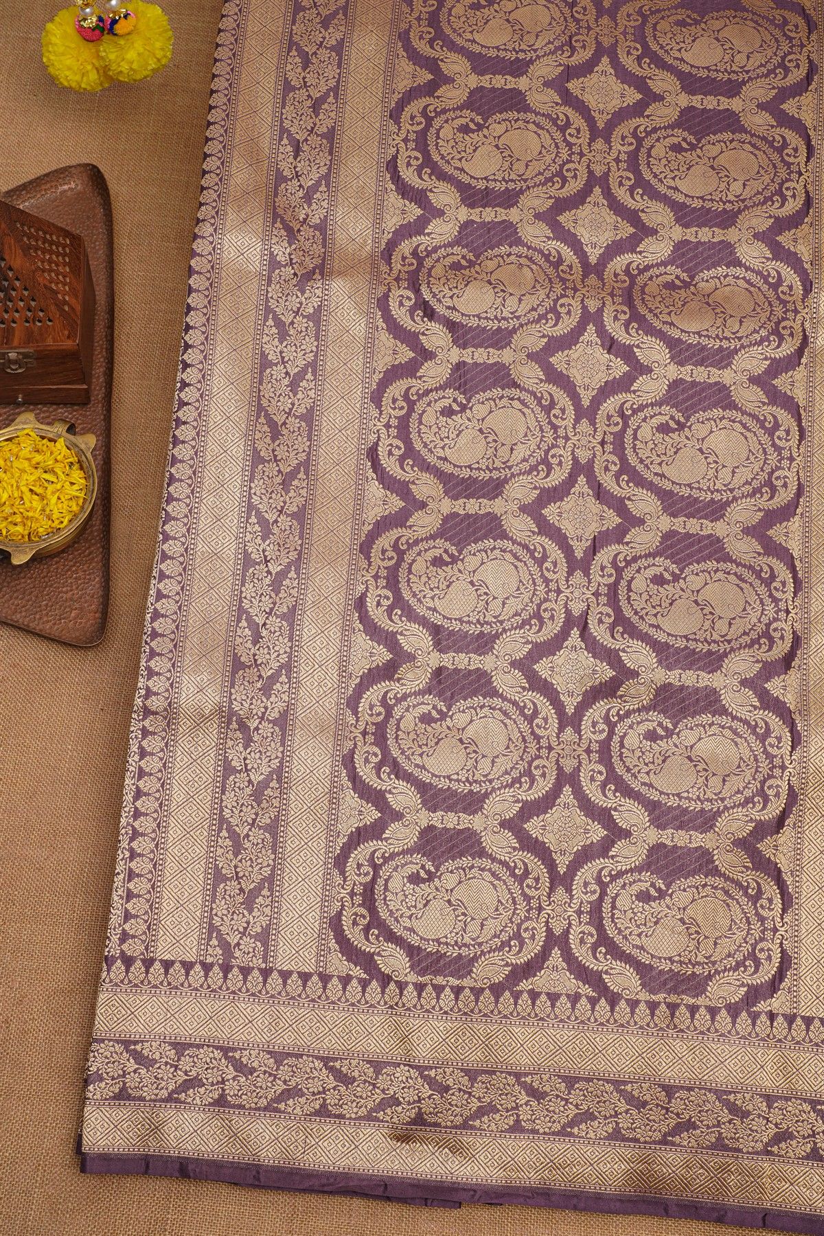 Banarasi Silk Multi-Colour Saree