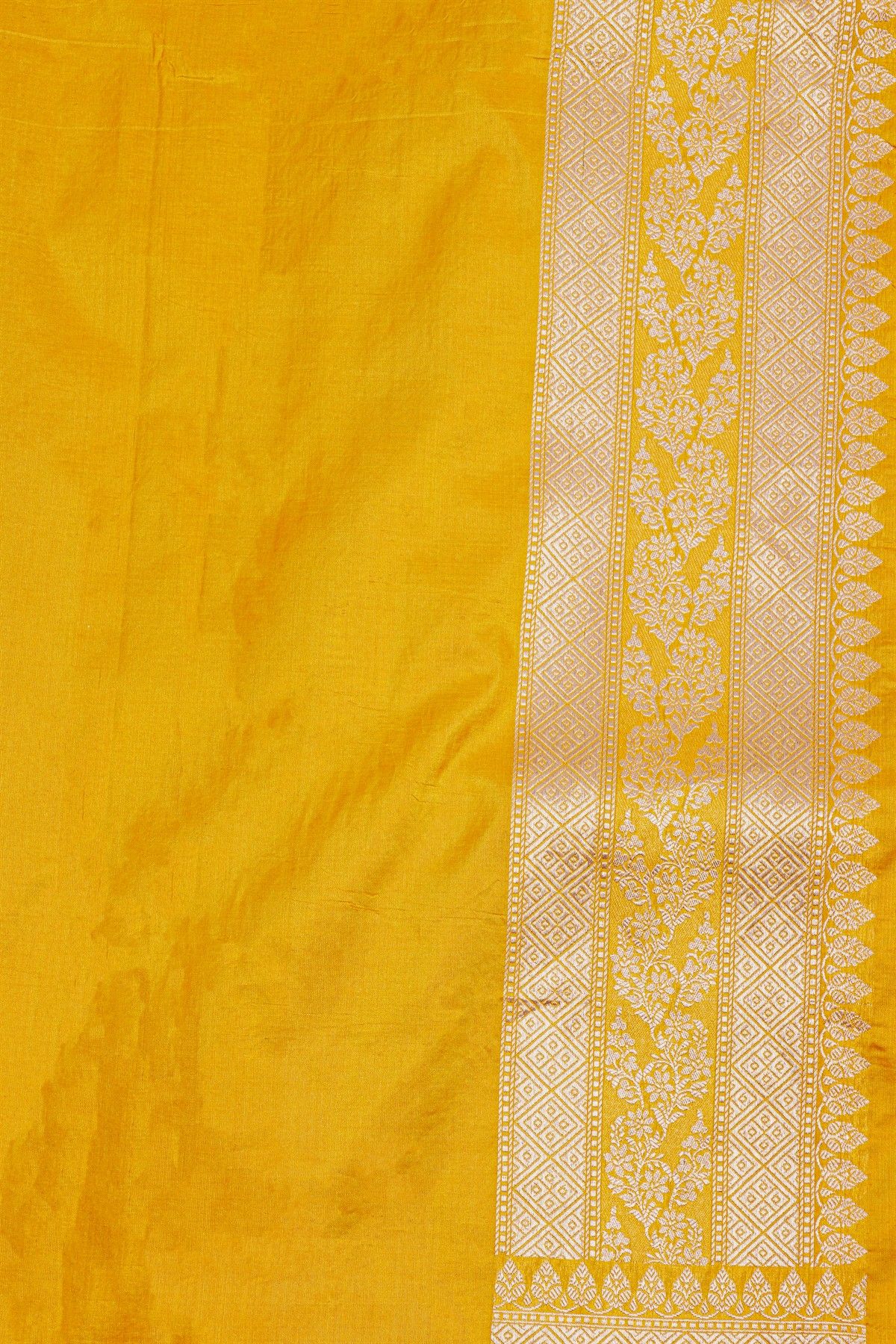 Banarasi Silk Yellow Saree