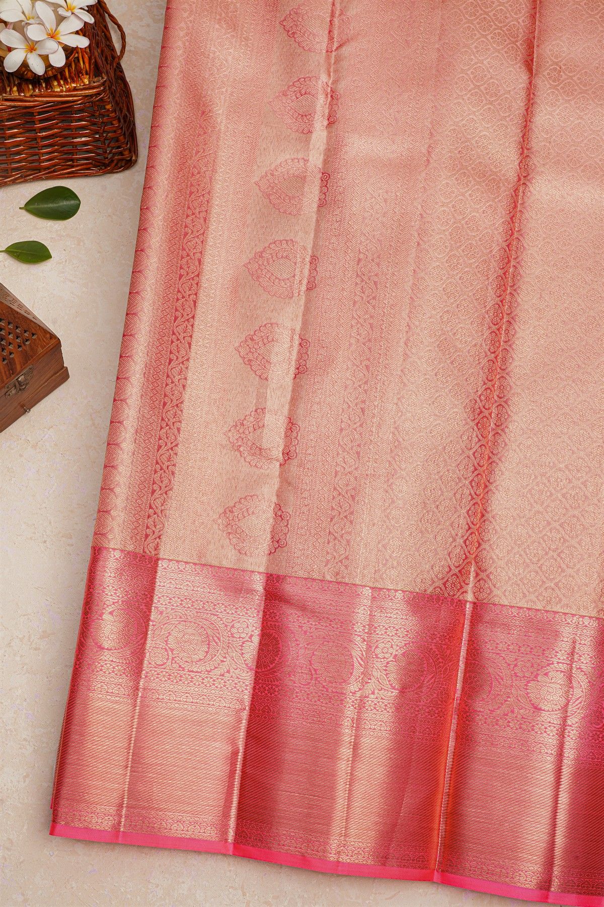 Kancheepuram Silk Multi-Colour Saree