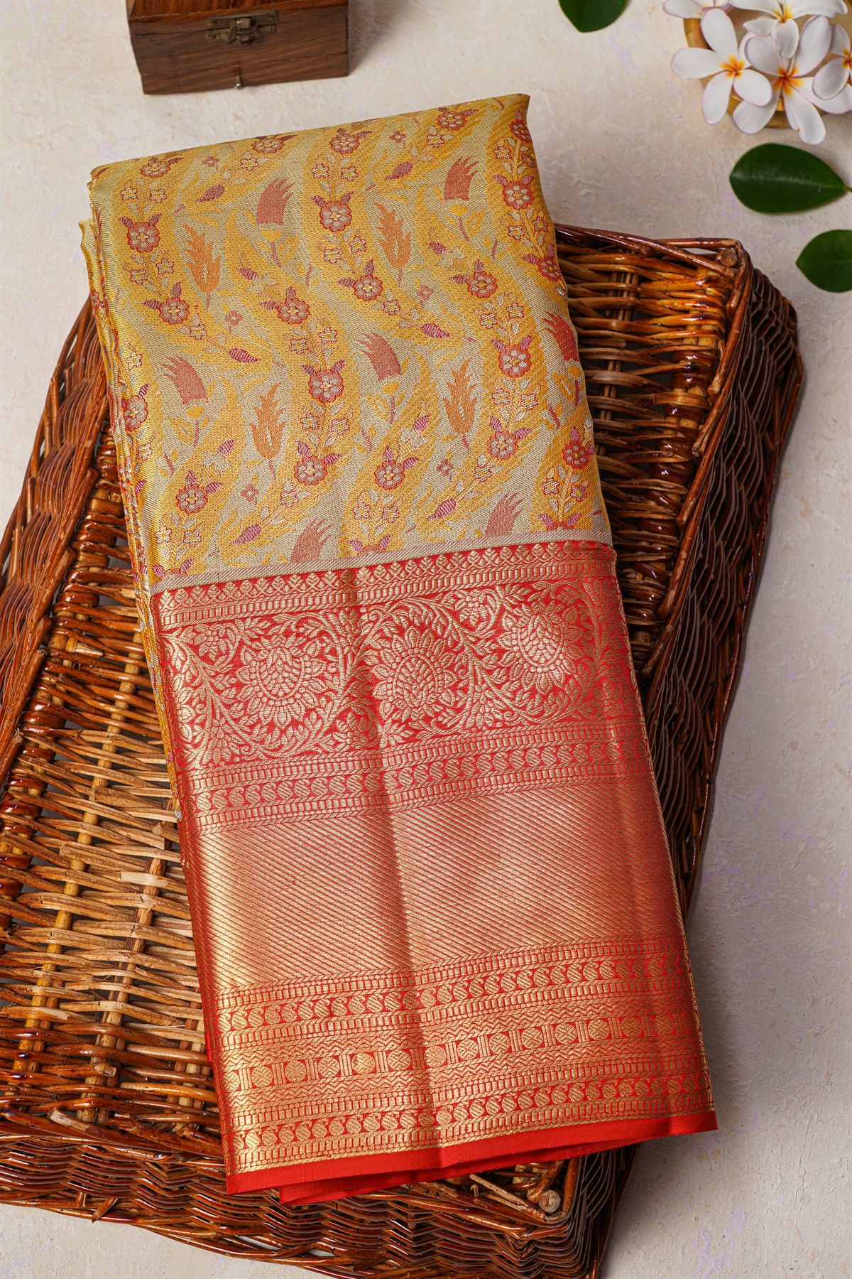Kancheepuram Silk Gold Saree