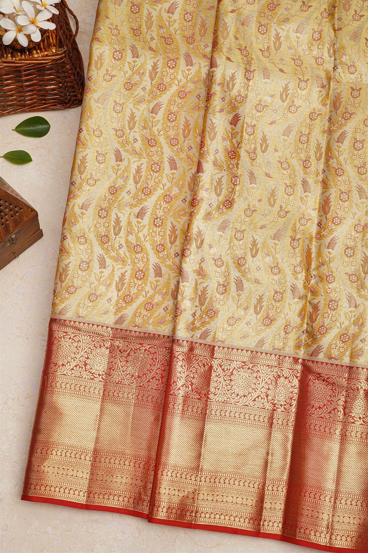 Kancheepuram Silk Gold Saree