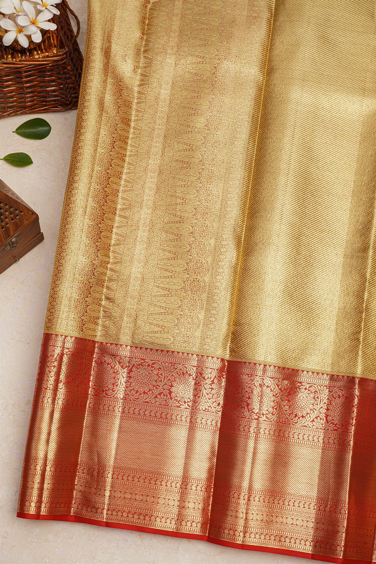 Kancheepuram Silk Gold Saree