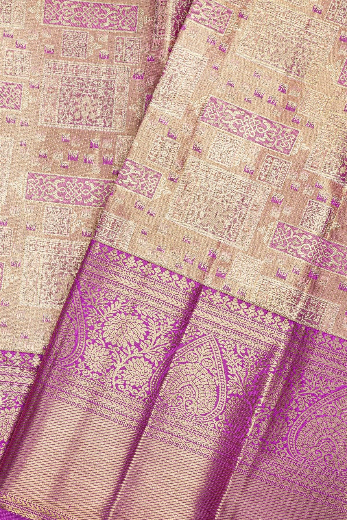 Kancheepuram Silk Dual Colour Saree