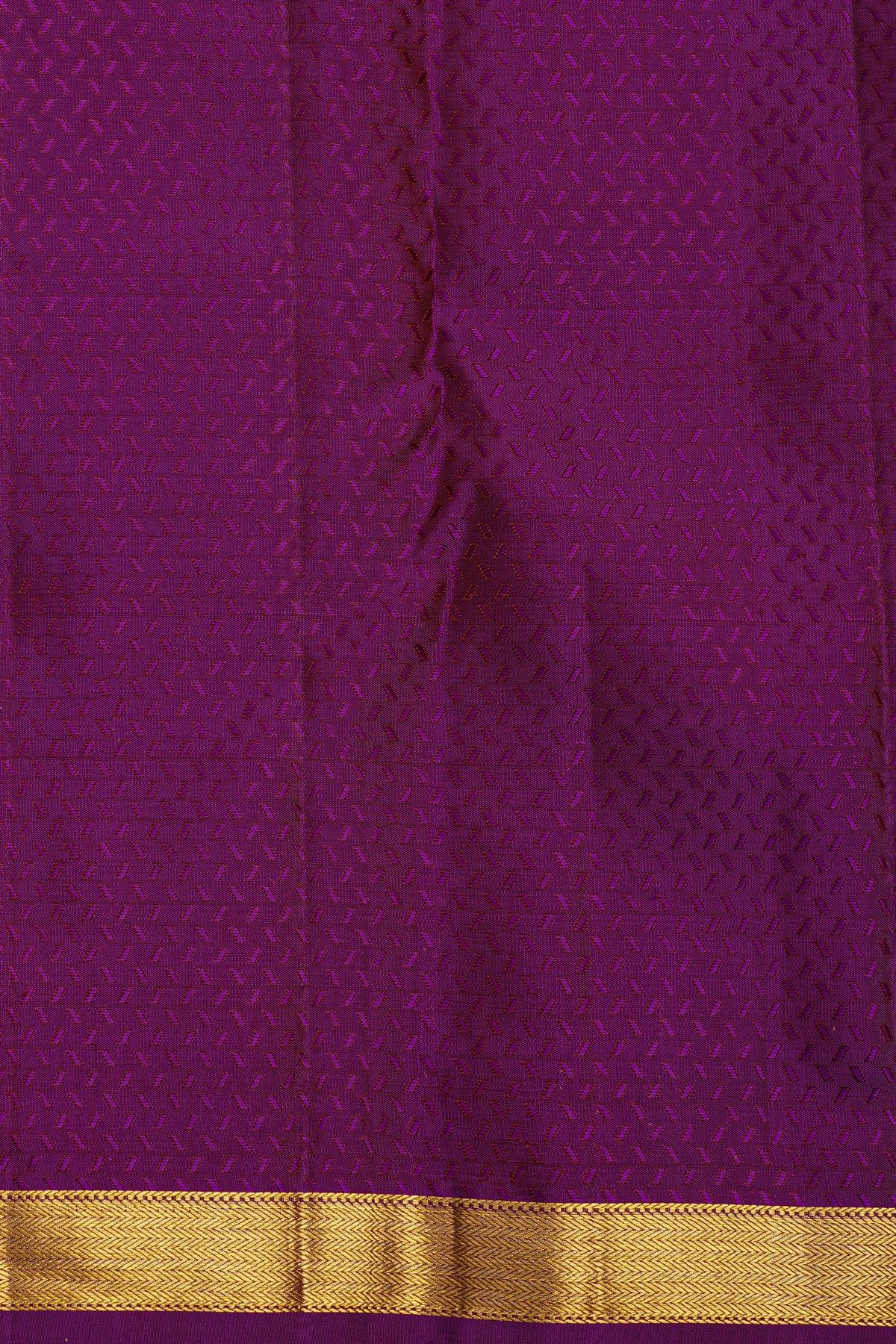 Kancheepuram Silk Purple Saree