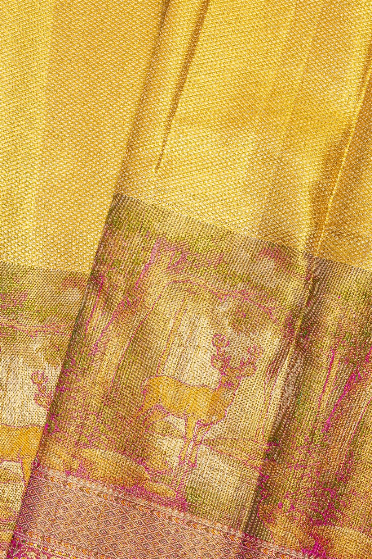 Kancheepuram Tissue Gold Saree