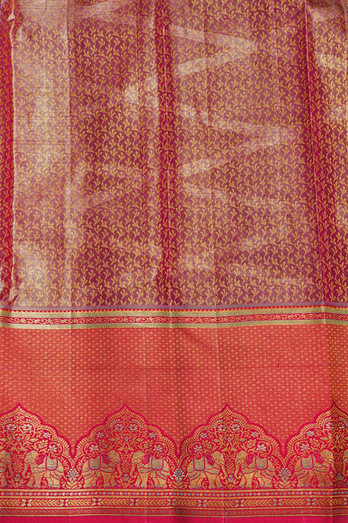 Kancheepuram Tissue Blue Saree