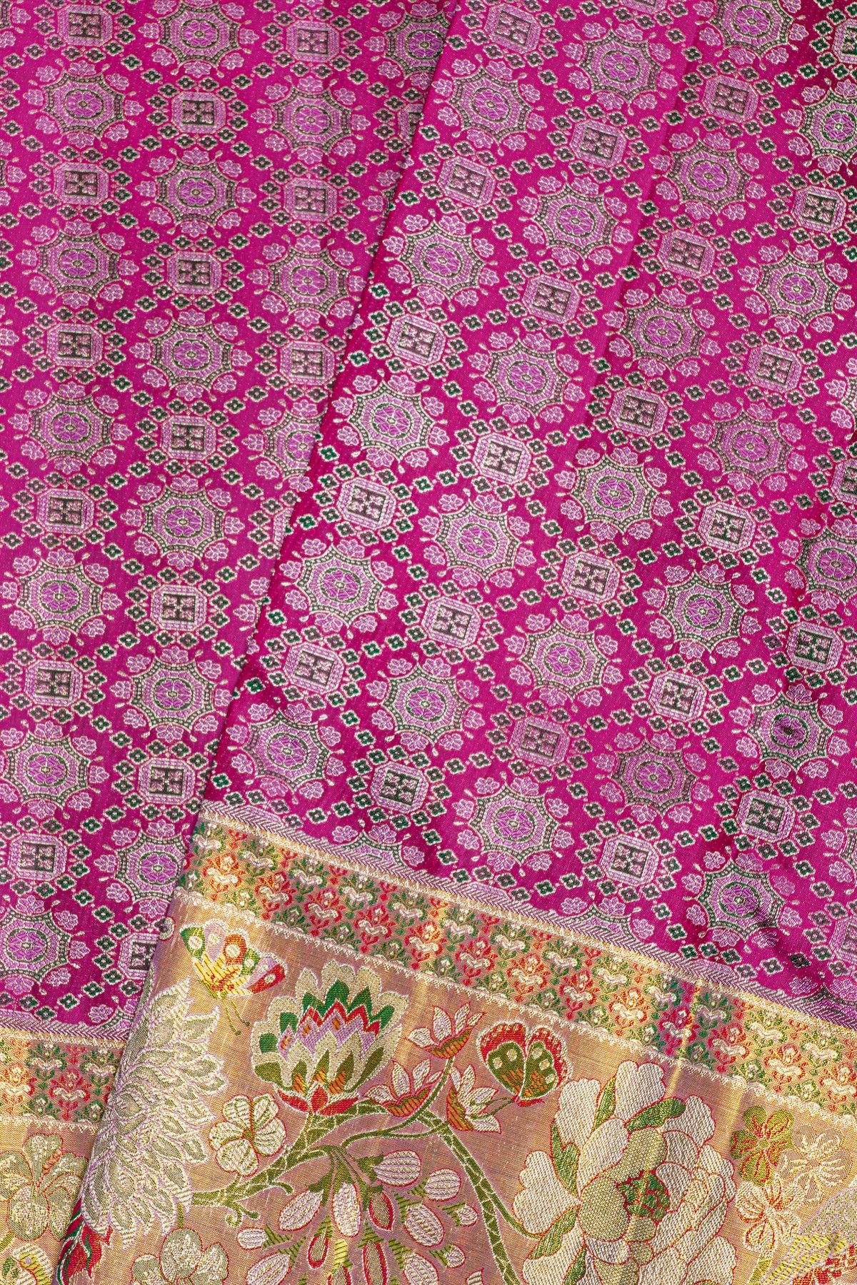 Kancheepuram Silk Pink Saree