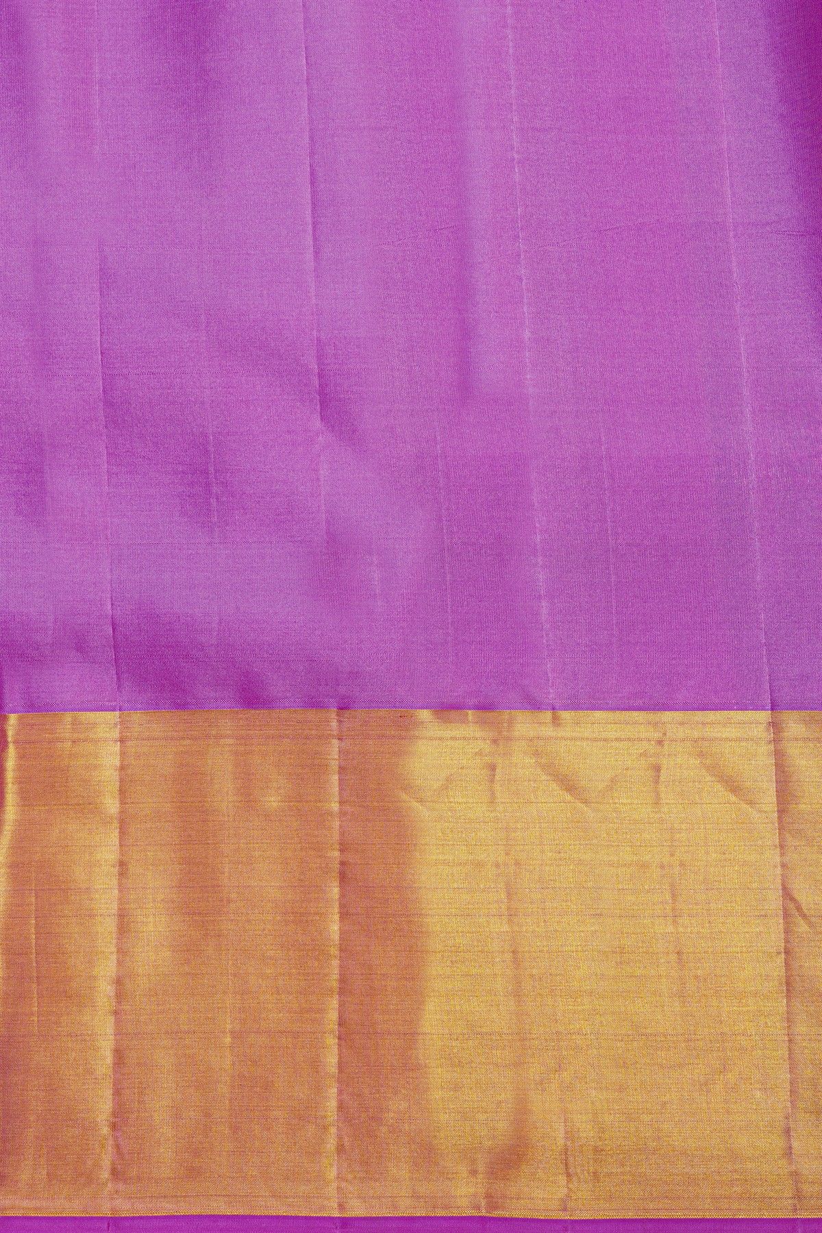 Kancheepuram Silk Meenakari Purple Saree