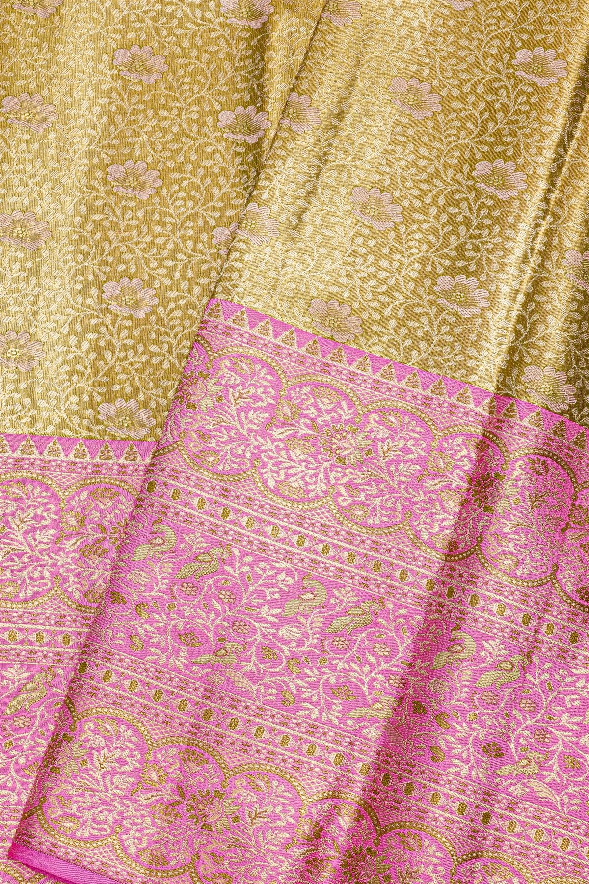 Kancheepuram Silk Dual Colour Saree