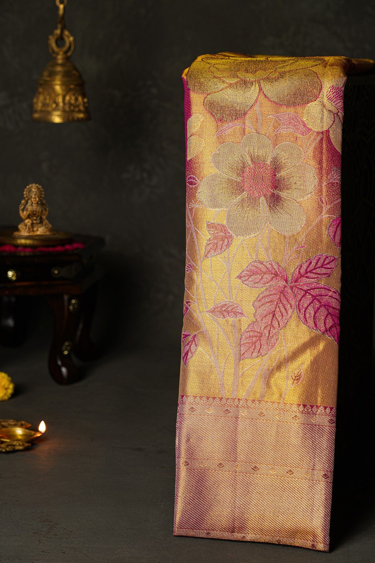 Kancheepuram Silk Dual Colour Saree