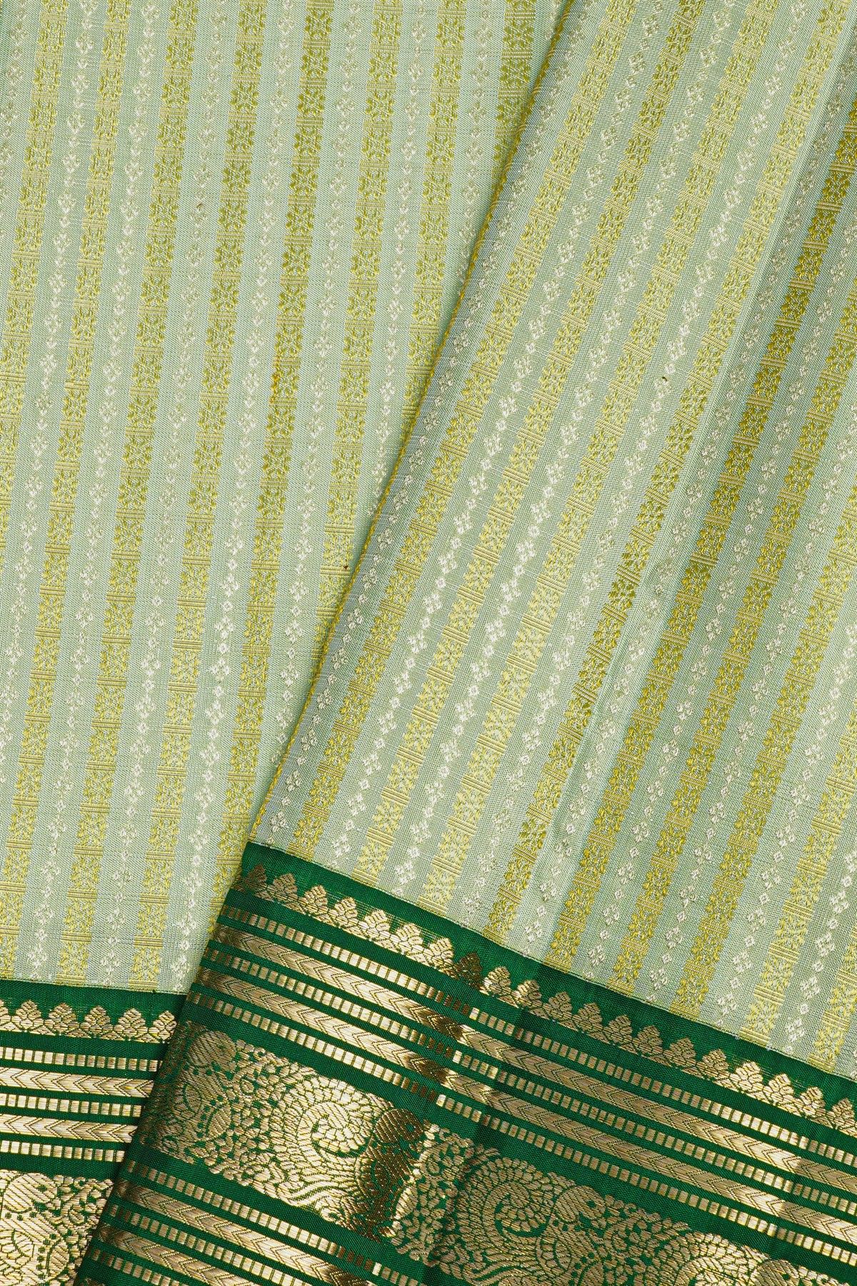 Kancheepuram SIlk Sea Green Saree