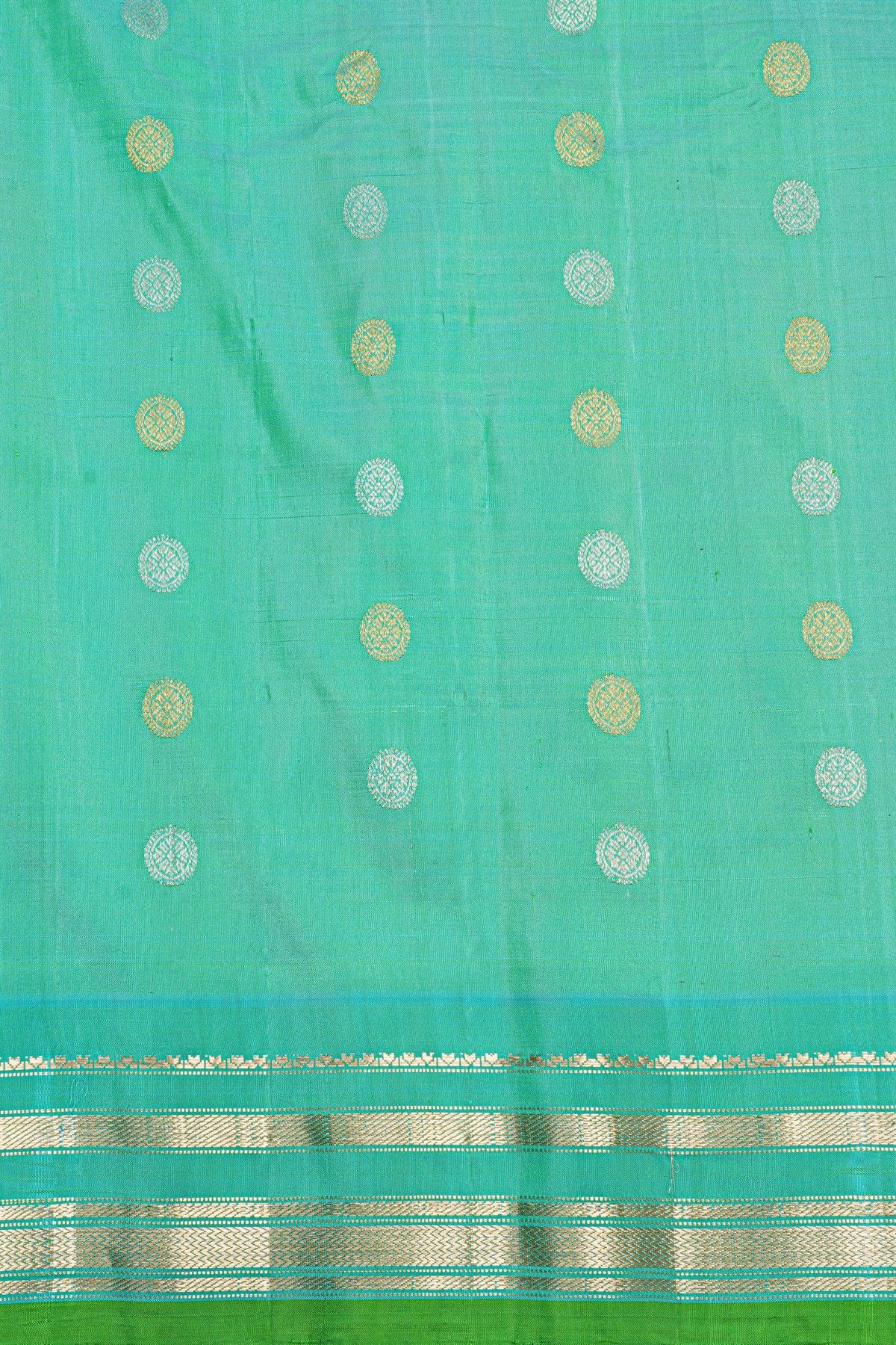 Gadwal Silk Cream Saree