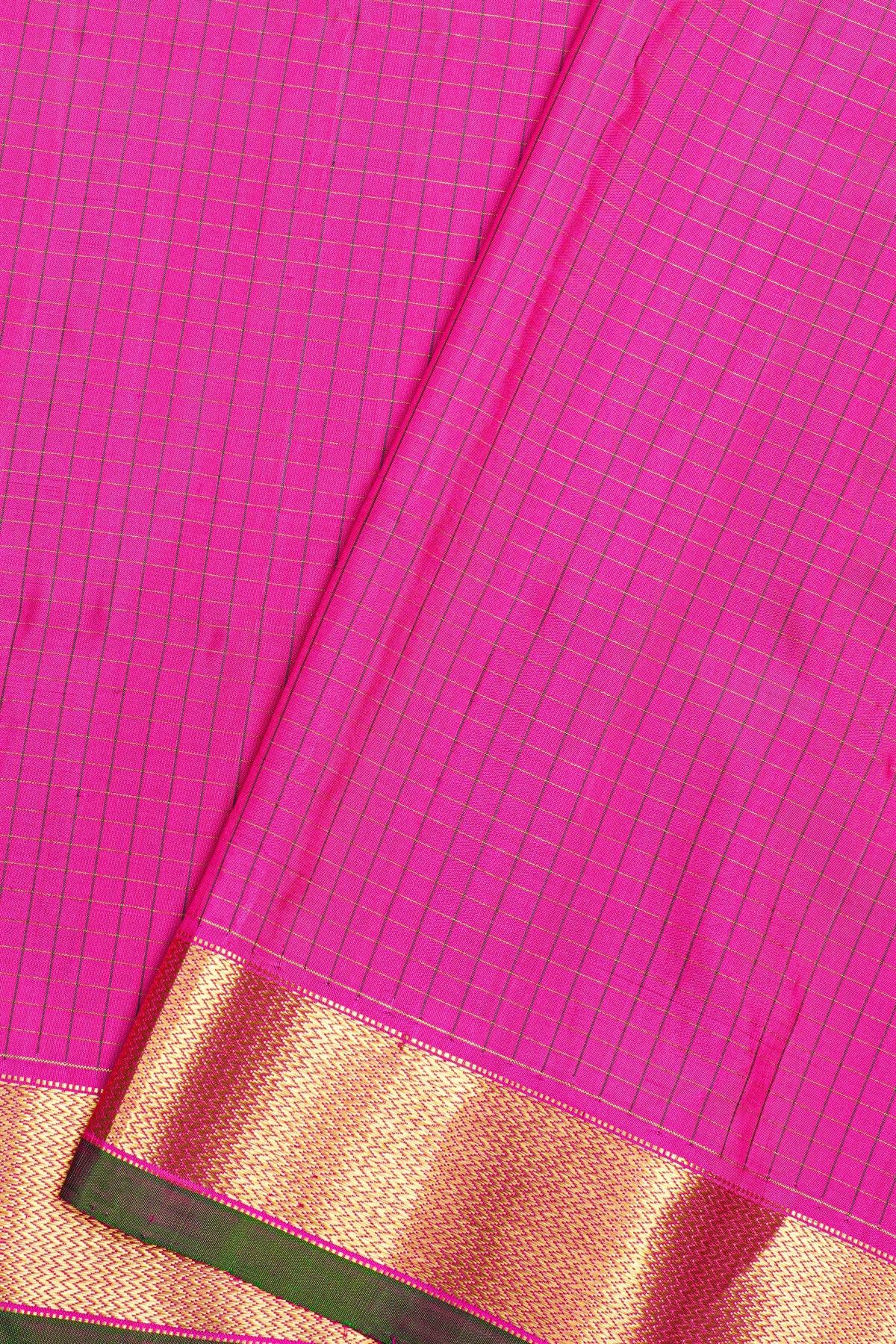 Gadwal Silk Pink Saree