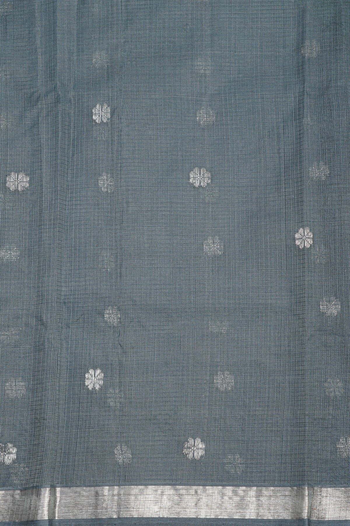 Zari Kota Parrot Green Saree