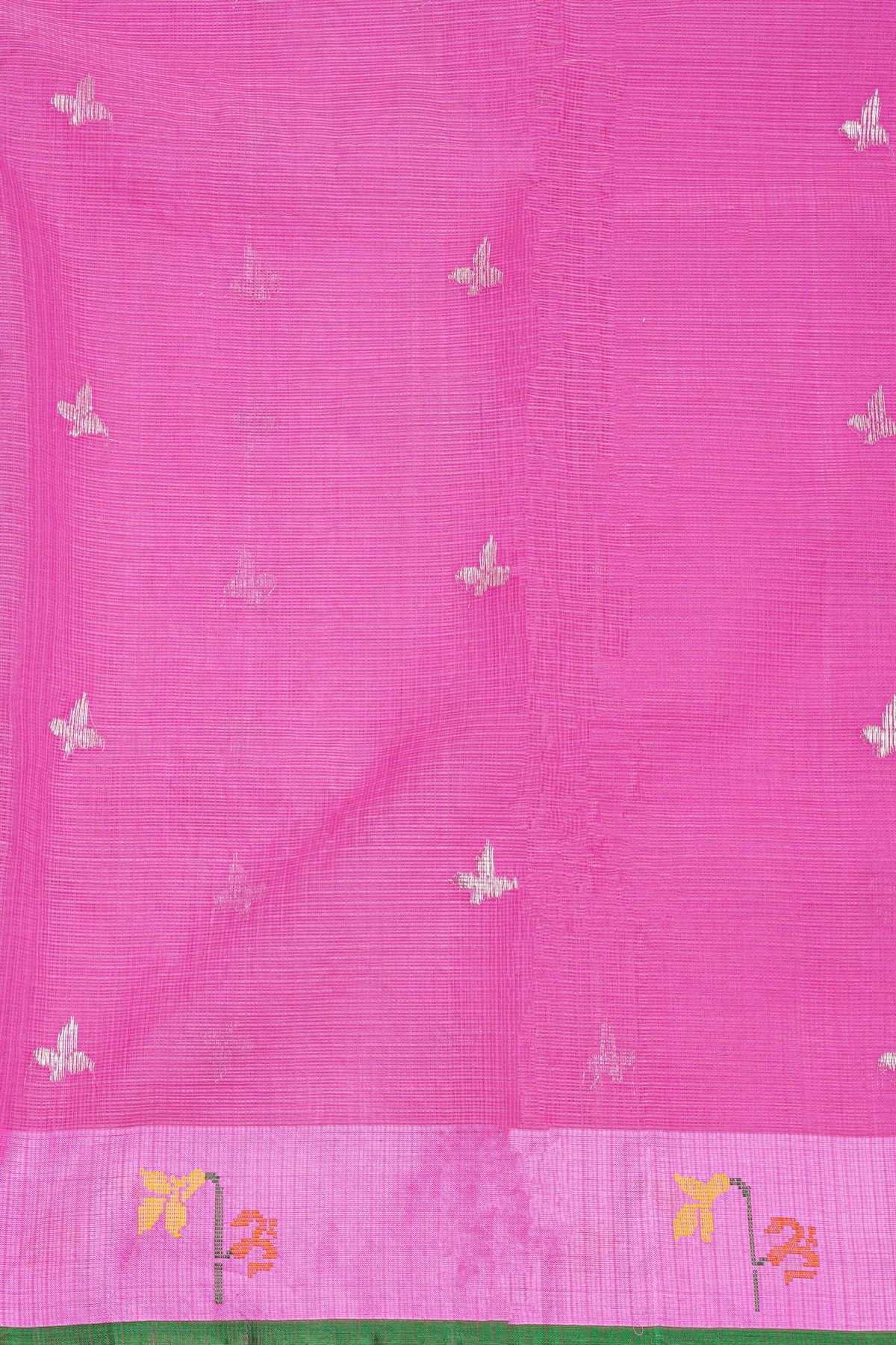 Zari Kota Orange Saree