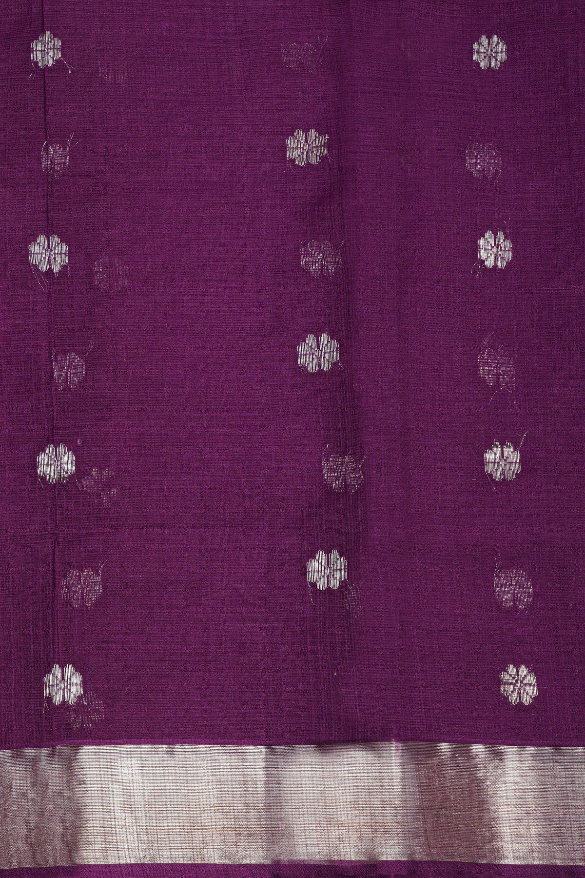 Zari Kota Sky Blue Saree