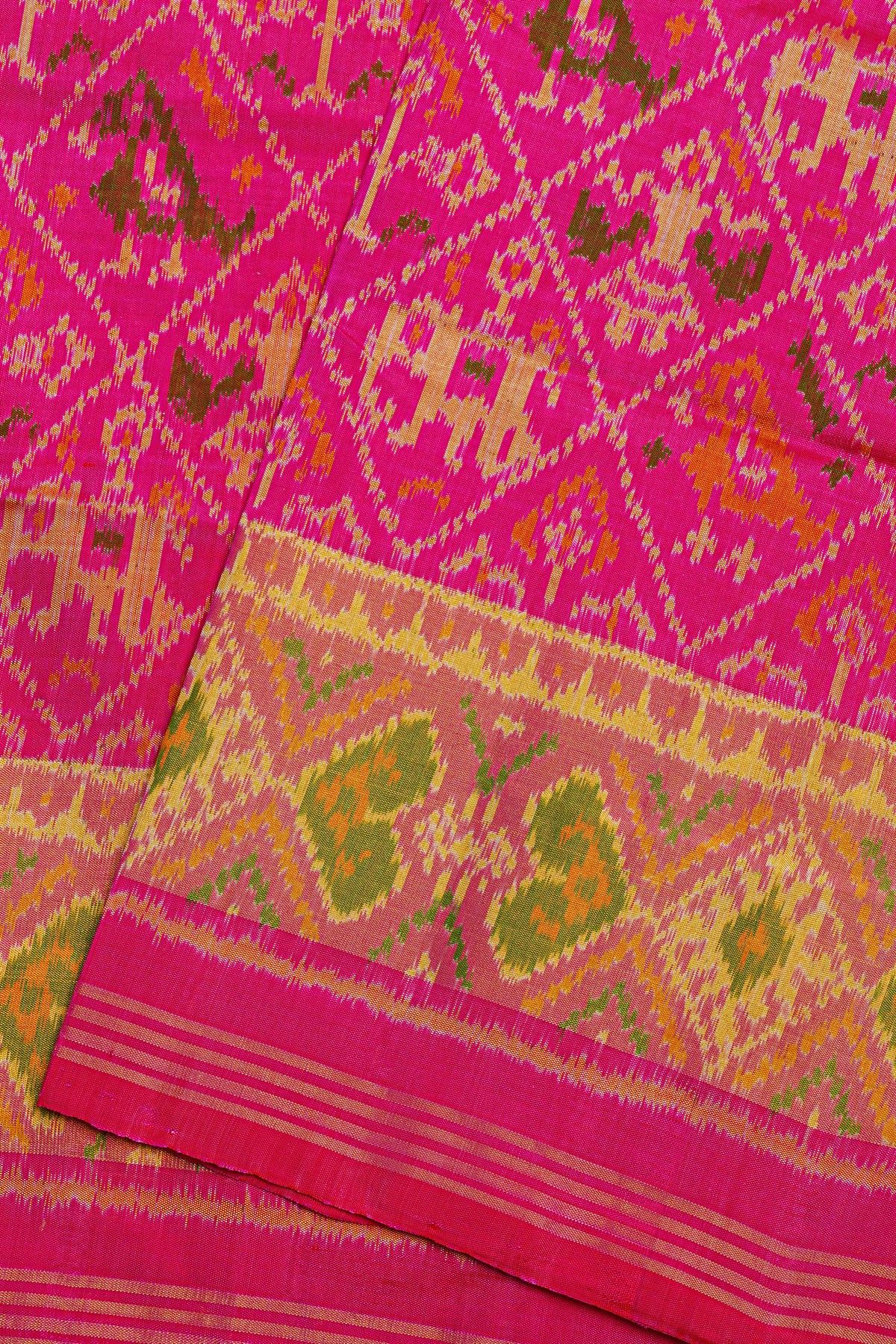 Patola Silk Pink Saree